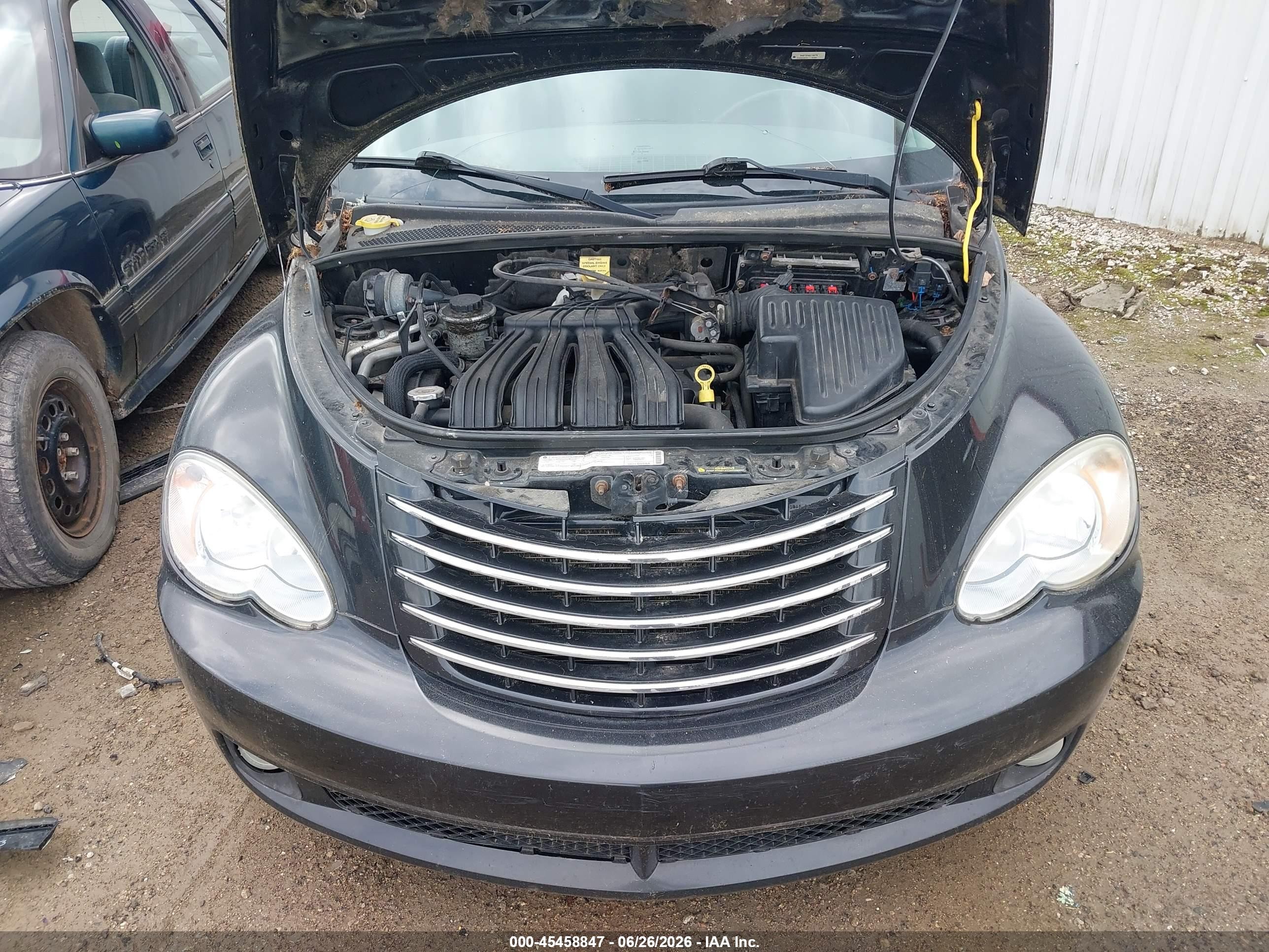 2010 Chrysler Pt Cruiser Classic Black vin: 3A4GY5F94AT156776