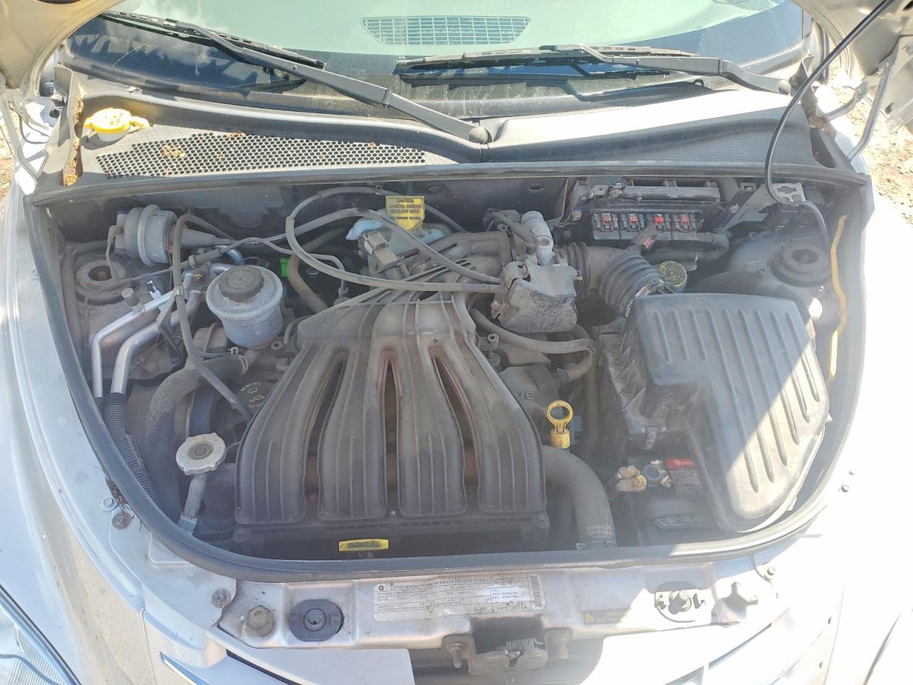 2010 Chrysler Pt Cruiser Silver vin: 3A4GY5F95AT202891