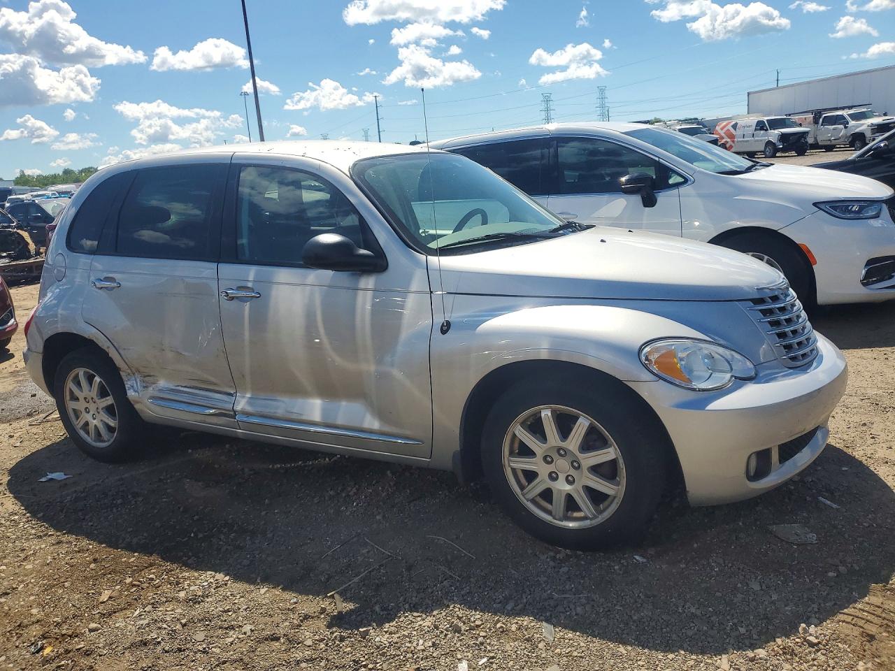 2010 Chrysler Pt Cruiser Silver vin: 3A4GY5F95AT202891