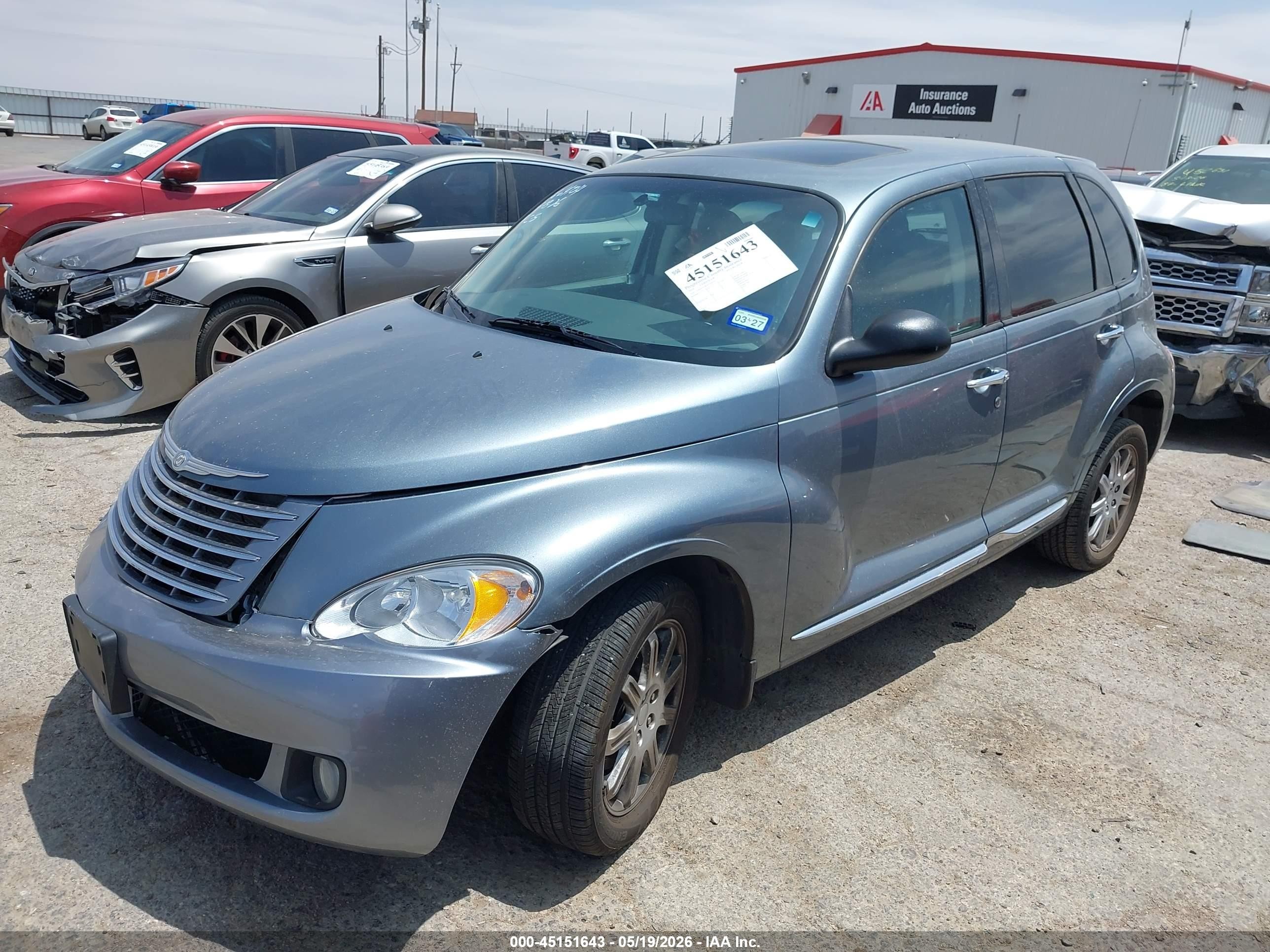 2010 Chrysler Pt Cruiser Classic Gray vin: 3A4GY5F96AT219375