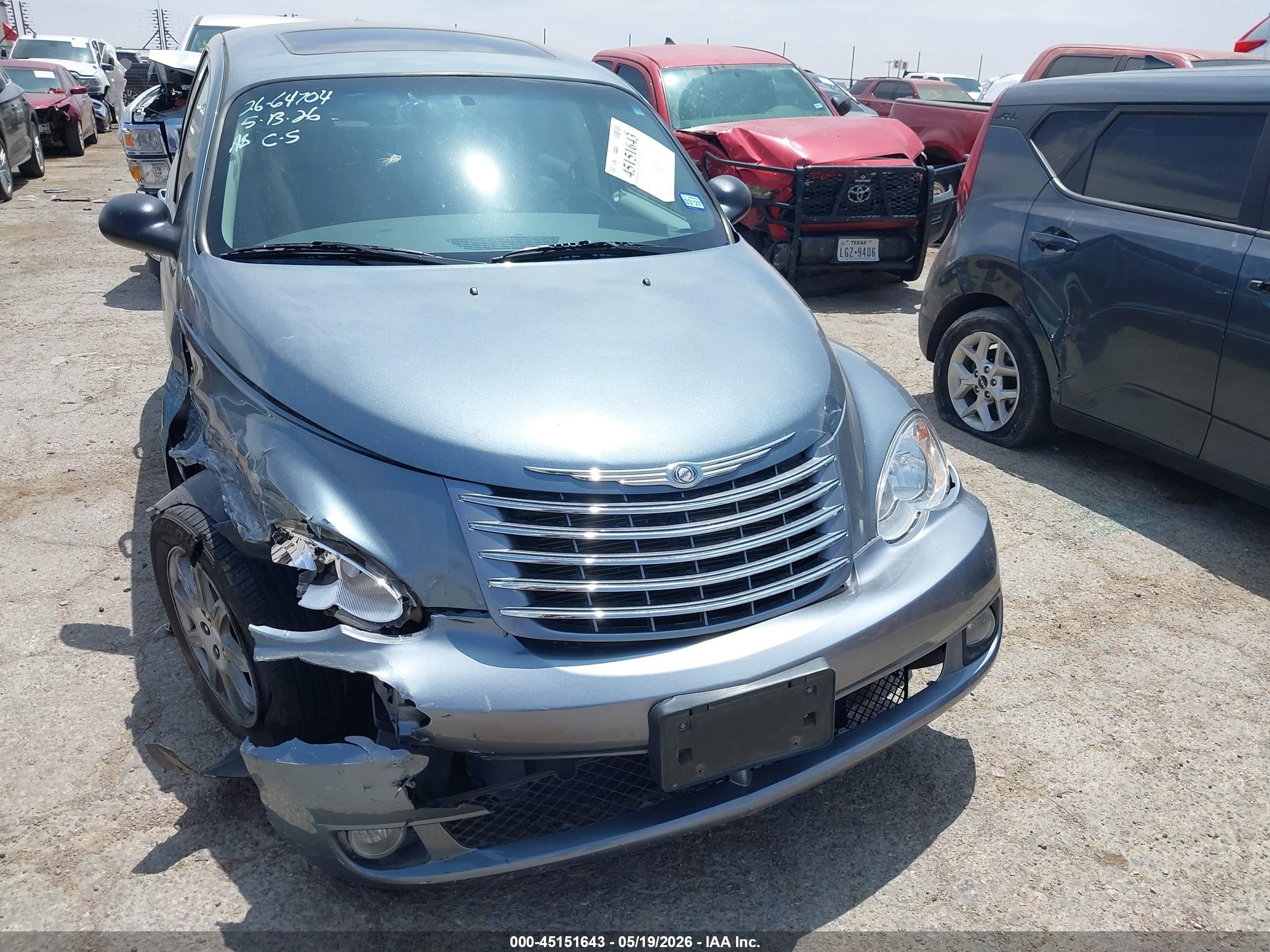 2010 Chrysler Pt Cruiser Classic Gray vin: 3A4GY5F96AT219375