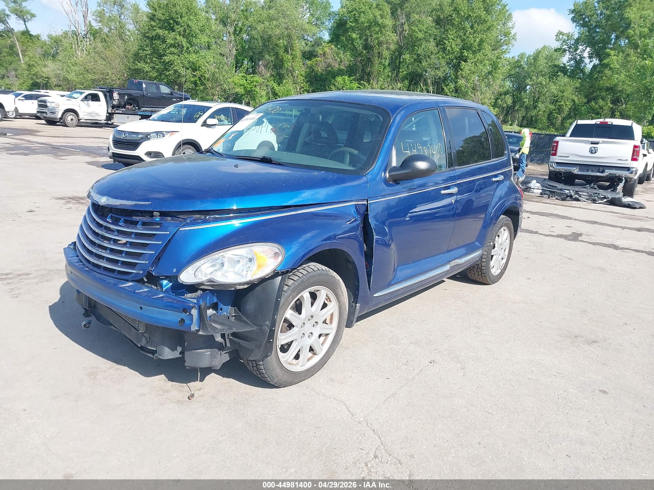 2010 Chrysler Pt Cruiser Classic Blue vin: 3A4GY5F99AT215773