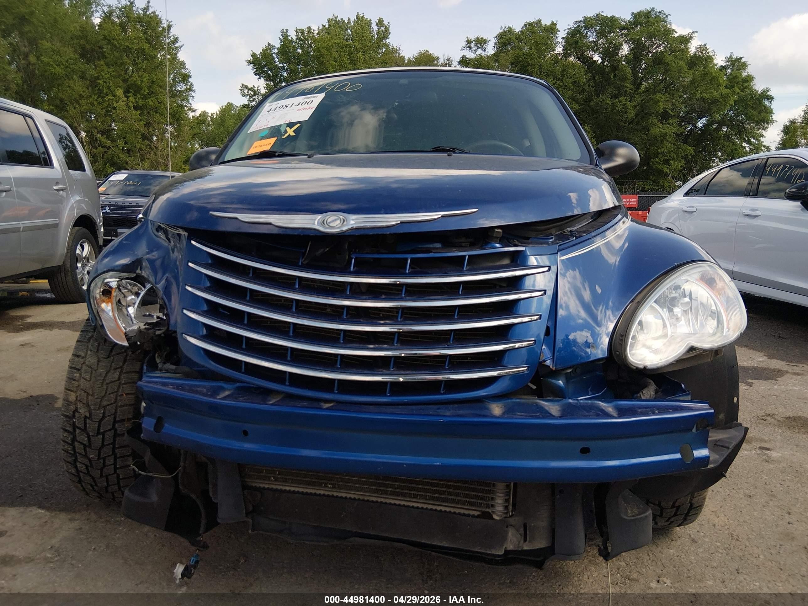 2010 Chrysler Pt Cruiser Classic Blue vin: 3A4GY5F99AT215773
