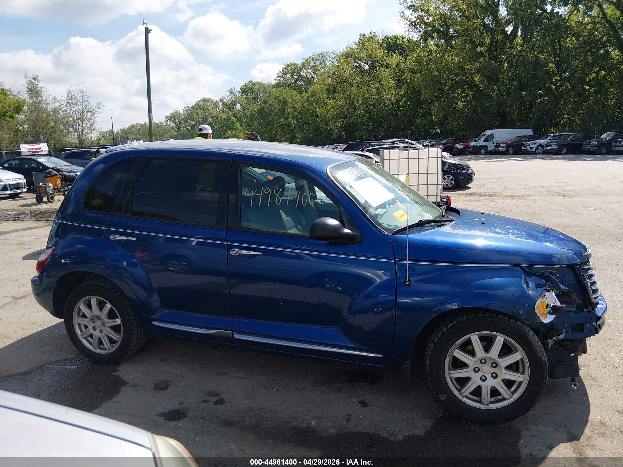 2010 Chrysler Pt Cruiser Classic Blue vin: 3A4GY5F99AT215773