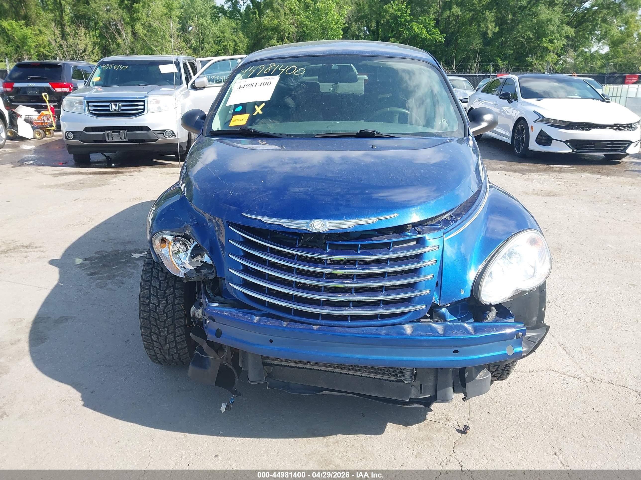2010 Chrysler Pt Cruiser Classic Blue vin: 3A4GY5F99AT215773