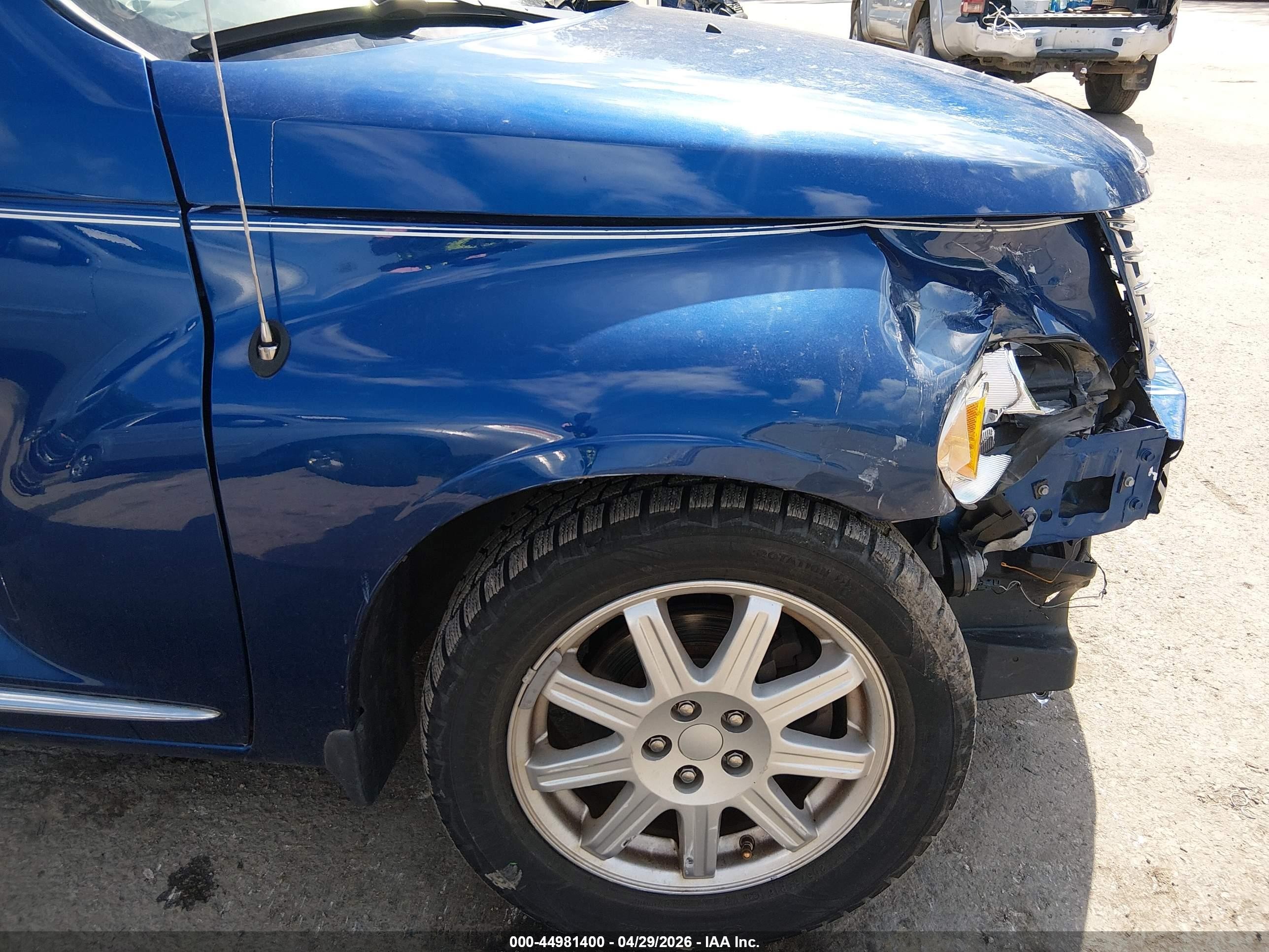 2010 Chrysler Pt Cruiser Classic Blue vin: 3A4GY5F99AT215773