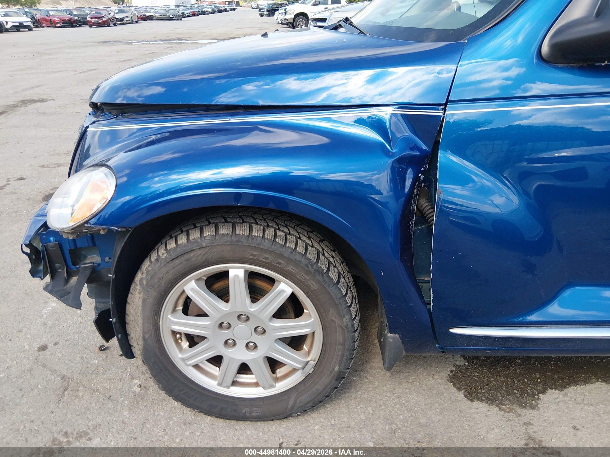 2010 Chrysler Pt Cruiser Classic Blue vin: 3A4GY5F99AT215773