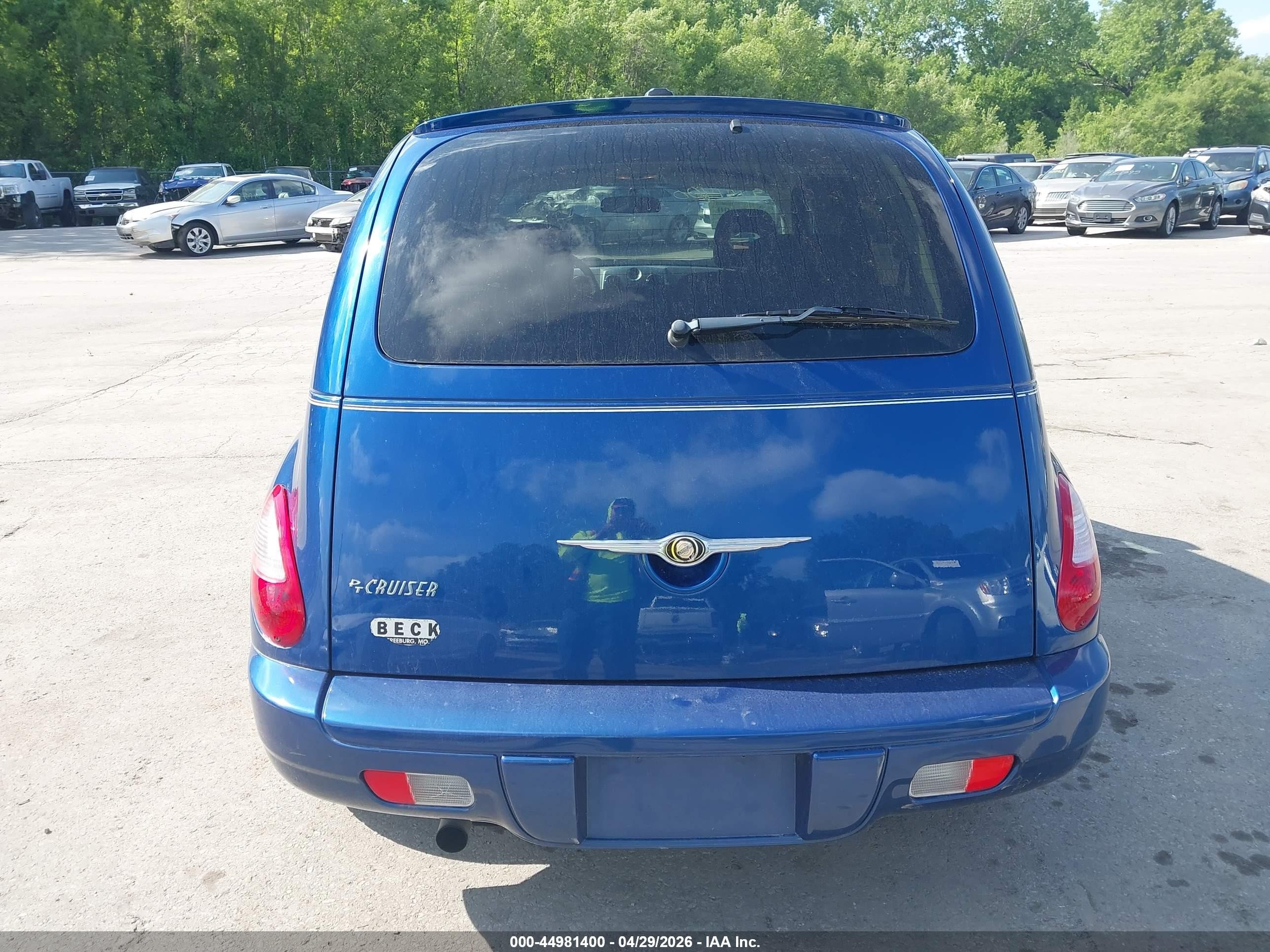 2010 Chrysler Pt Cruiser Classic Blue vin: 3A4GY5F99AT215773