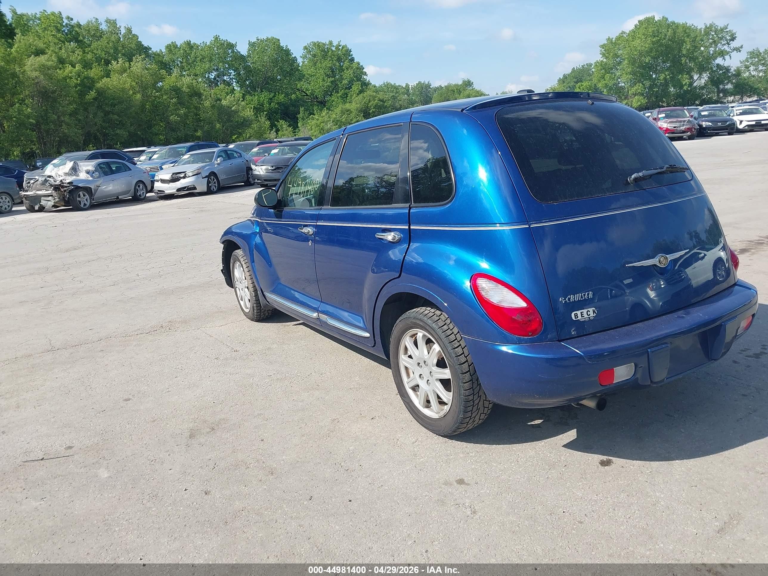 2010 Chrysler Pt Cruiser Classic Blue vin: 3A4GY5F99AT215773