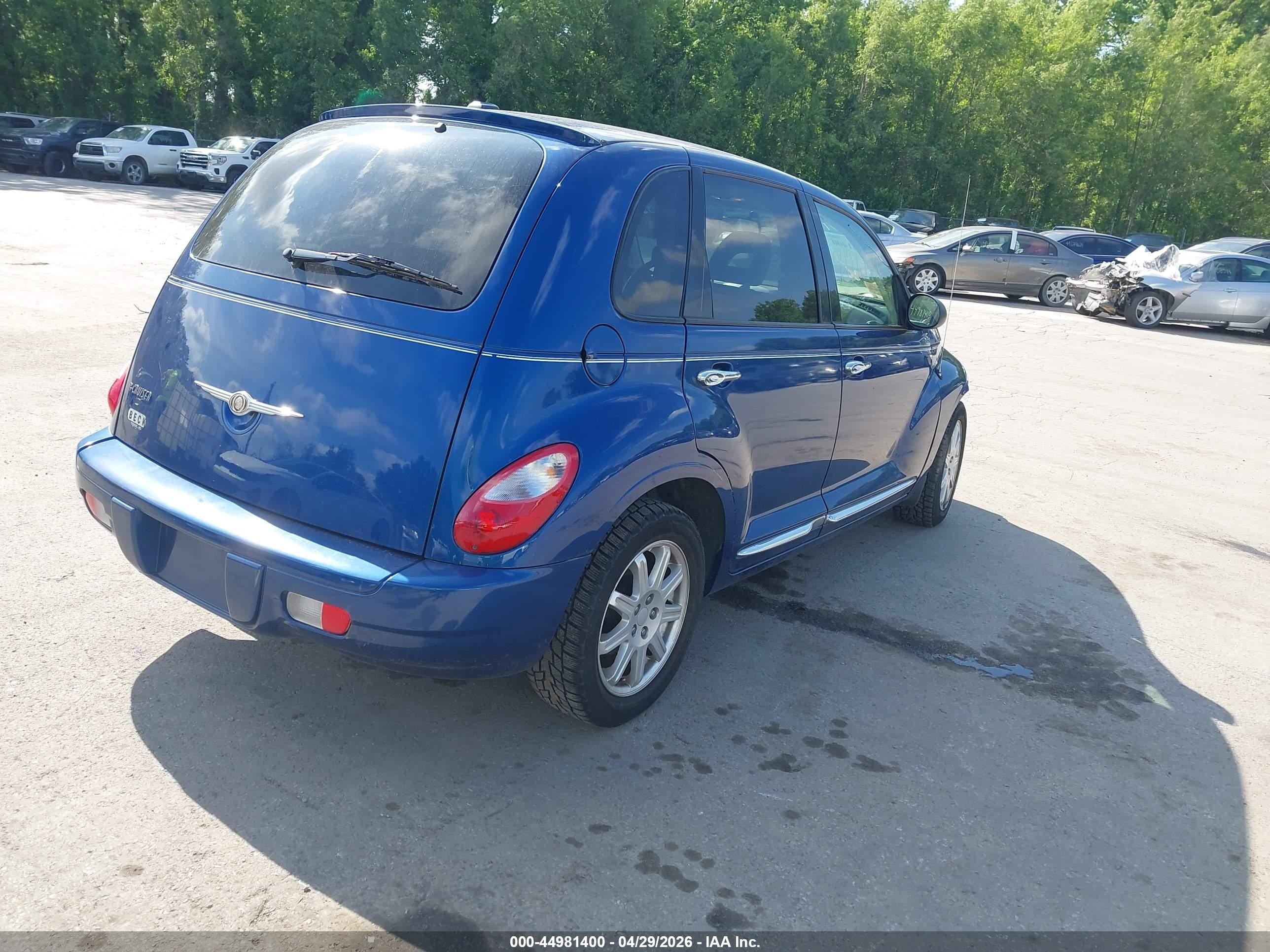 2010 Chrysler Pt Cruiser Classic Blue vin: 3A4GY5F99AT215773