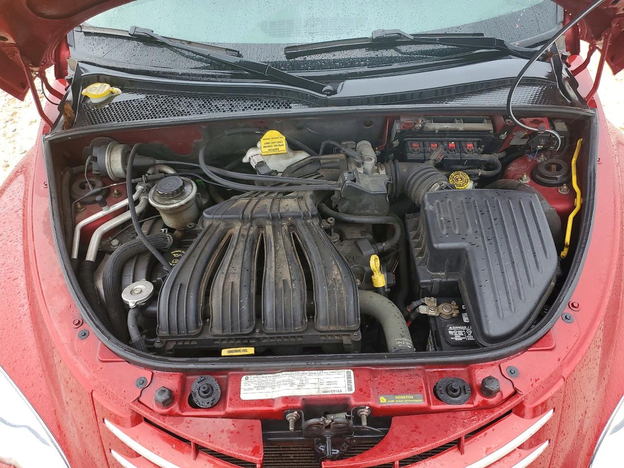 2010 Chrysler Pt Cruiser Red vin: 3A4GY5F9XAT143630