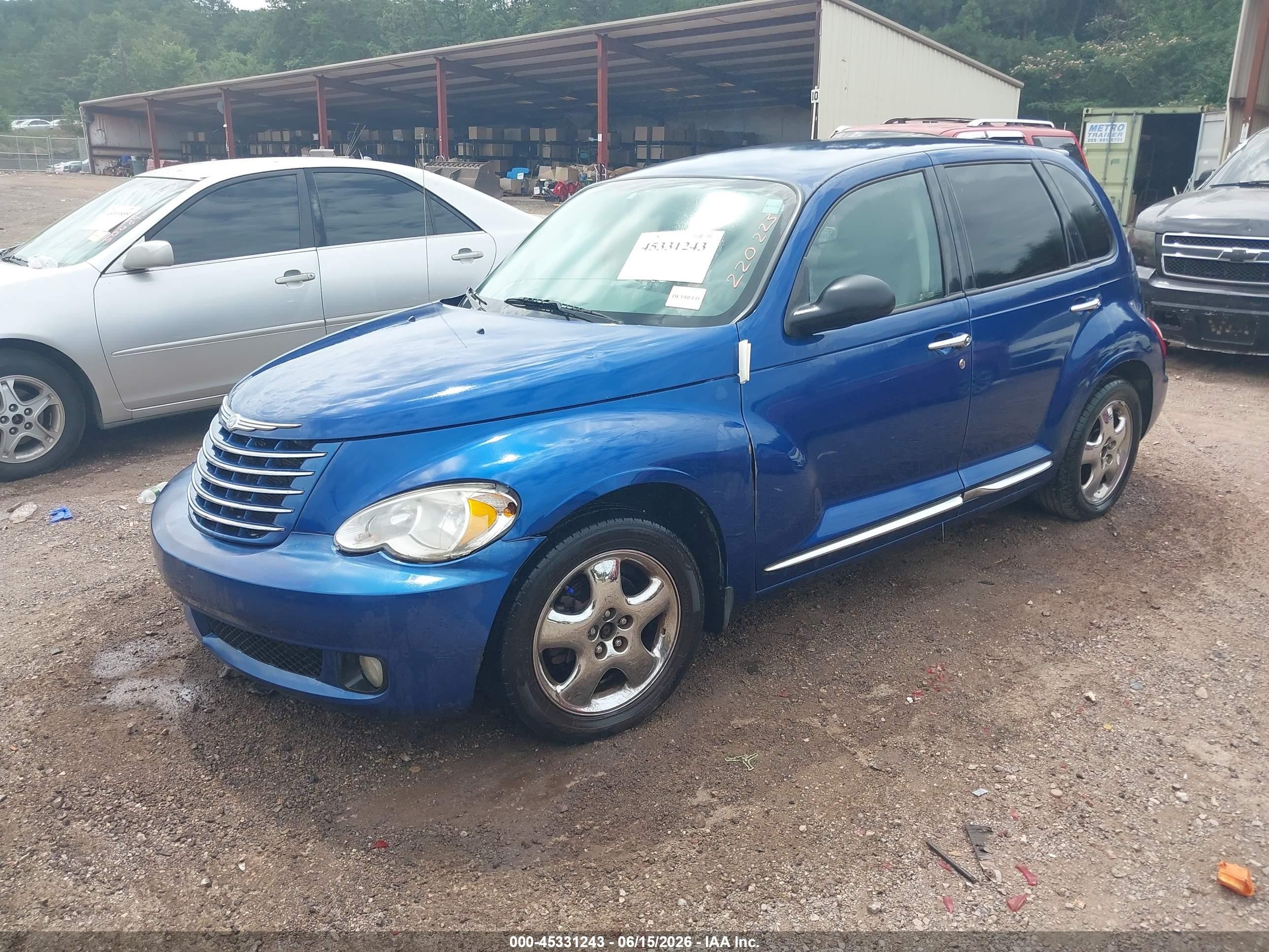 2010 Chrysler Pt Cruiser Classic Blue vin: 3A4GY5F9XAT220223