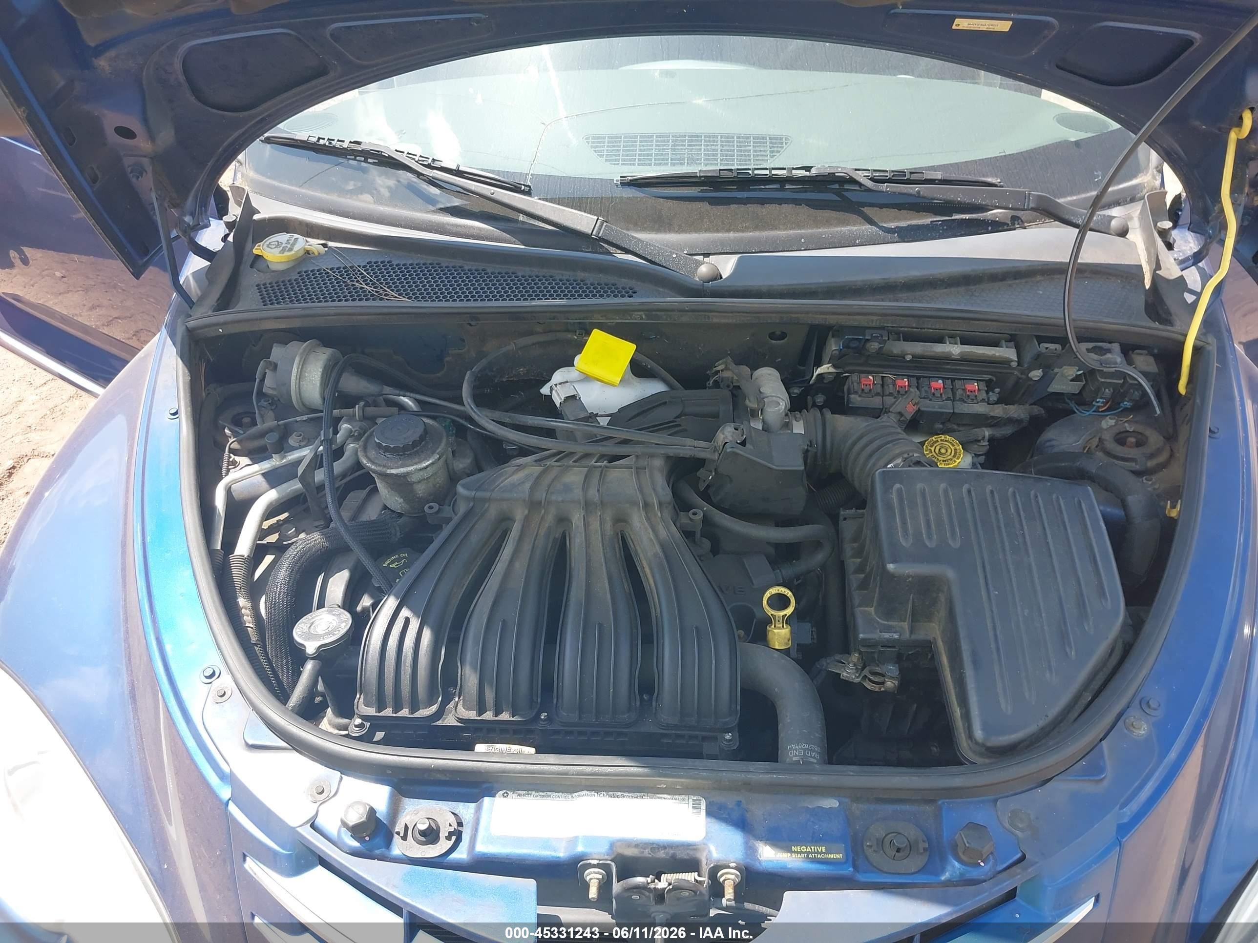 2010 Chrysler Pt Cruiser Classic Blue vin: 3A4GY5F9XAT220223