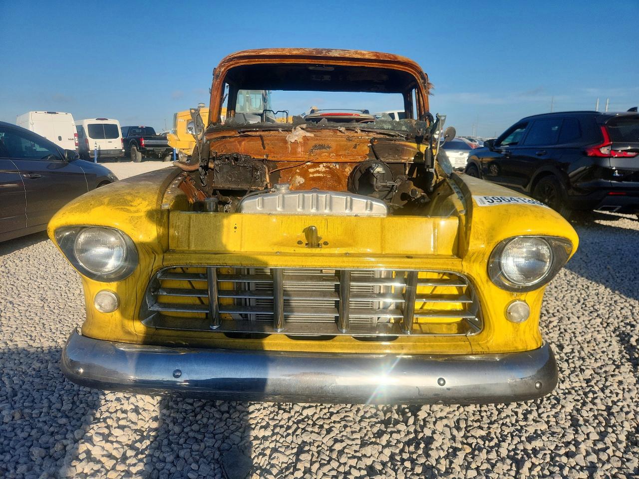 1957 Chevrolet 3100 Yellow vin: 3A57K137740