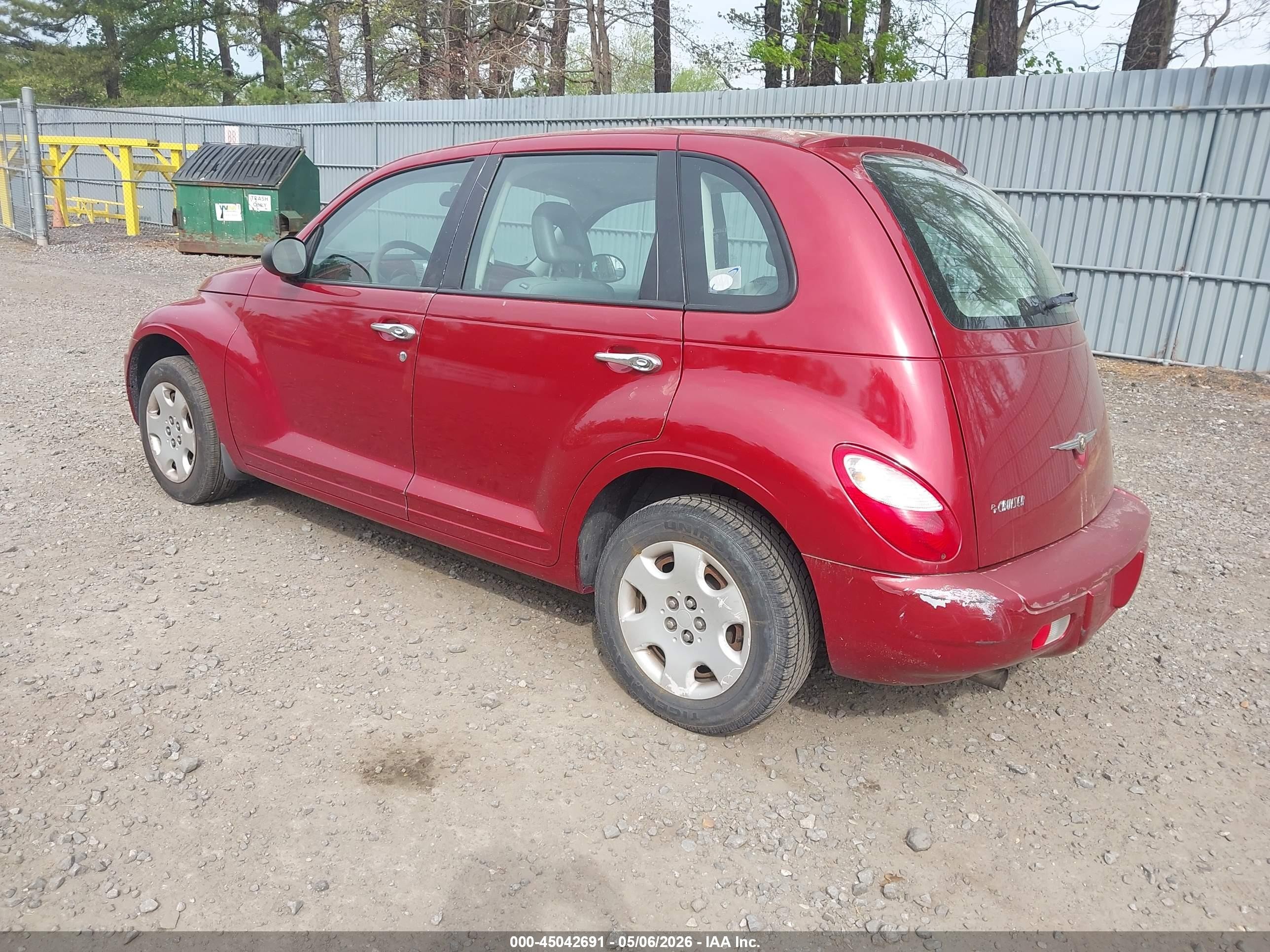 2009 Chrysler Pt Cruiser Lx Red vin: 3A8FY48909T525016