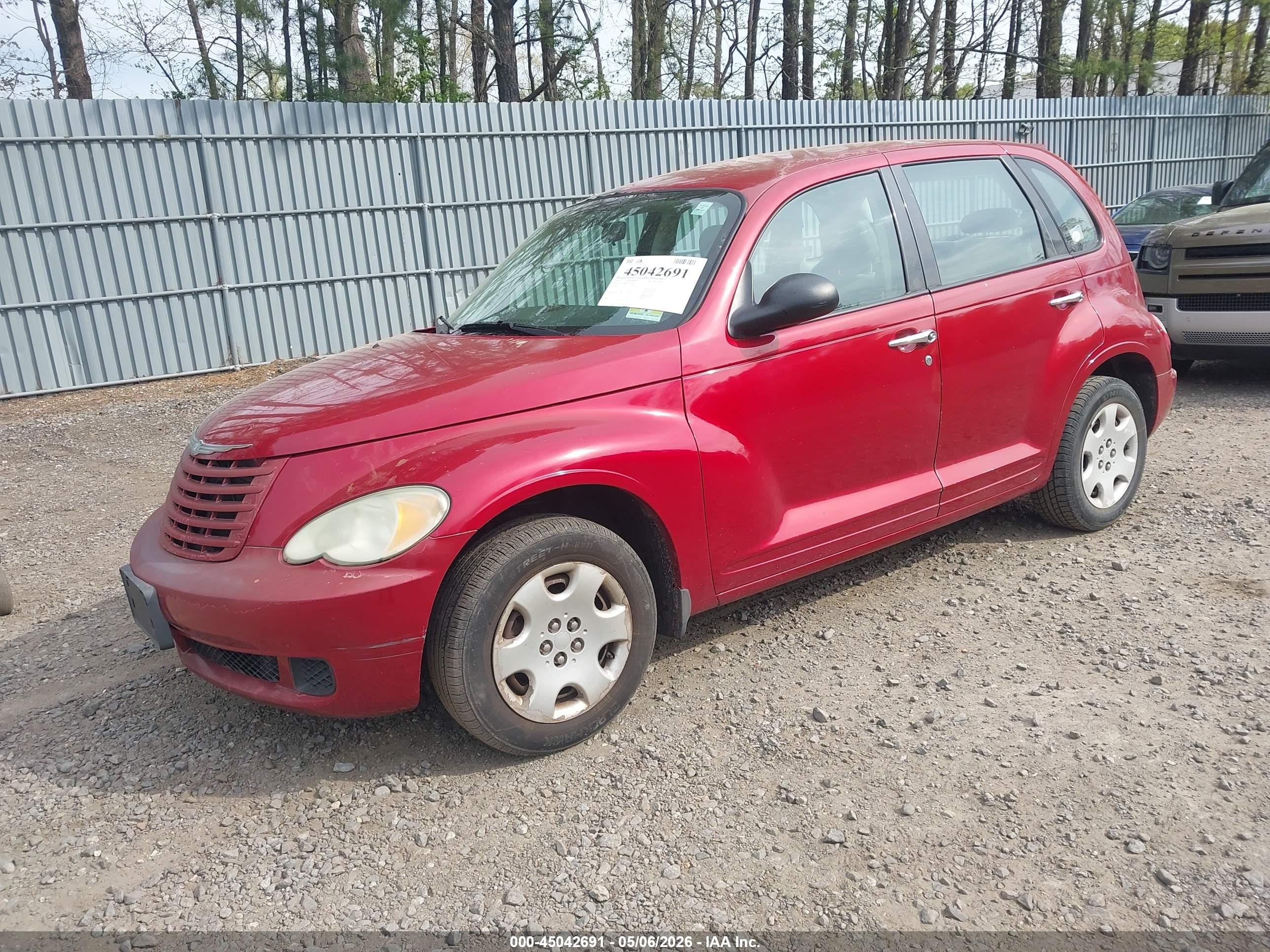 2009 Chrysler Pt Cruiser Lx Red vin: 3A8FY48909T525016