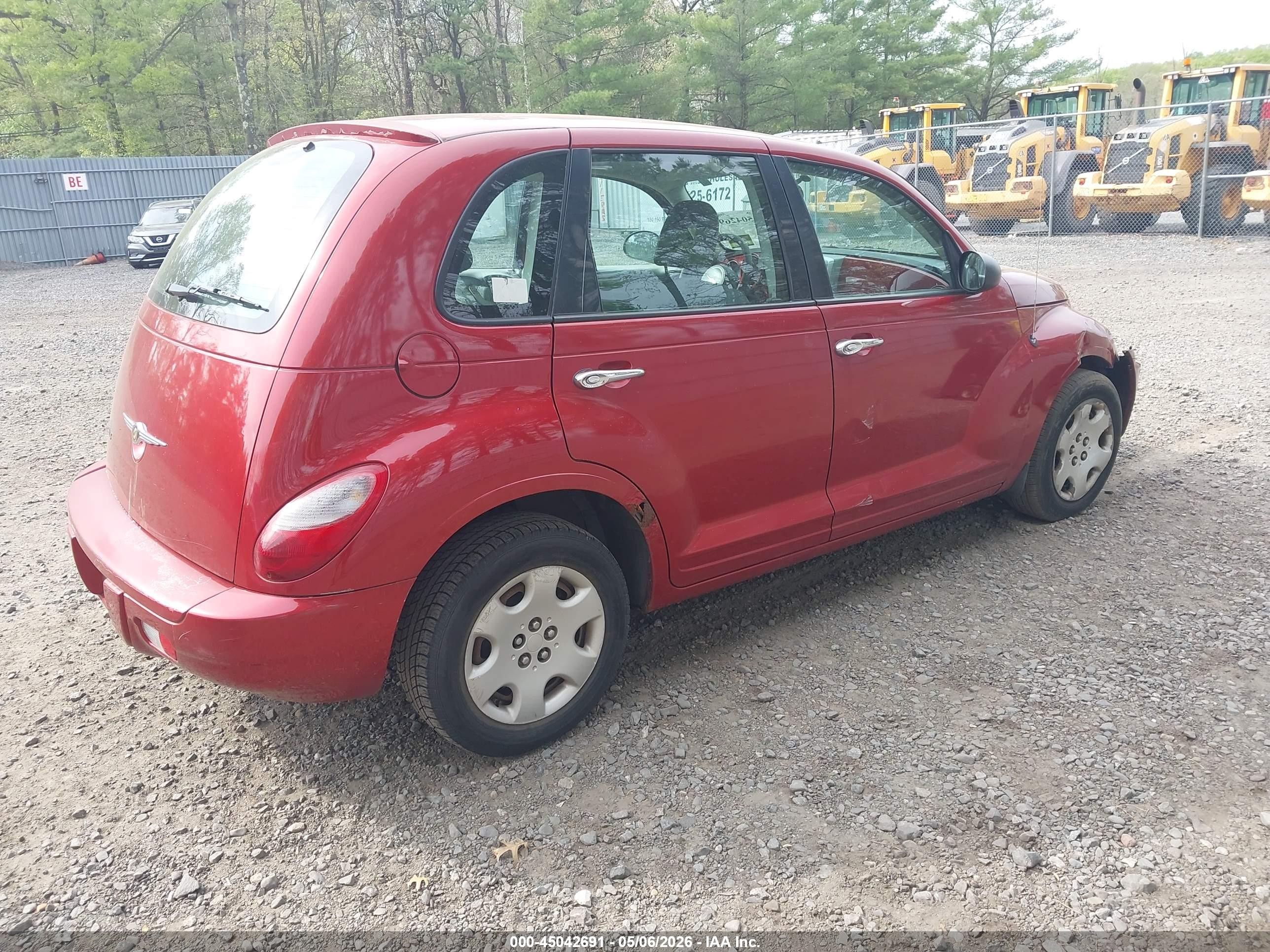 2009 Chrysler Pt Cruiser Lx Red vin: 3A8FY48909T525016