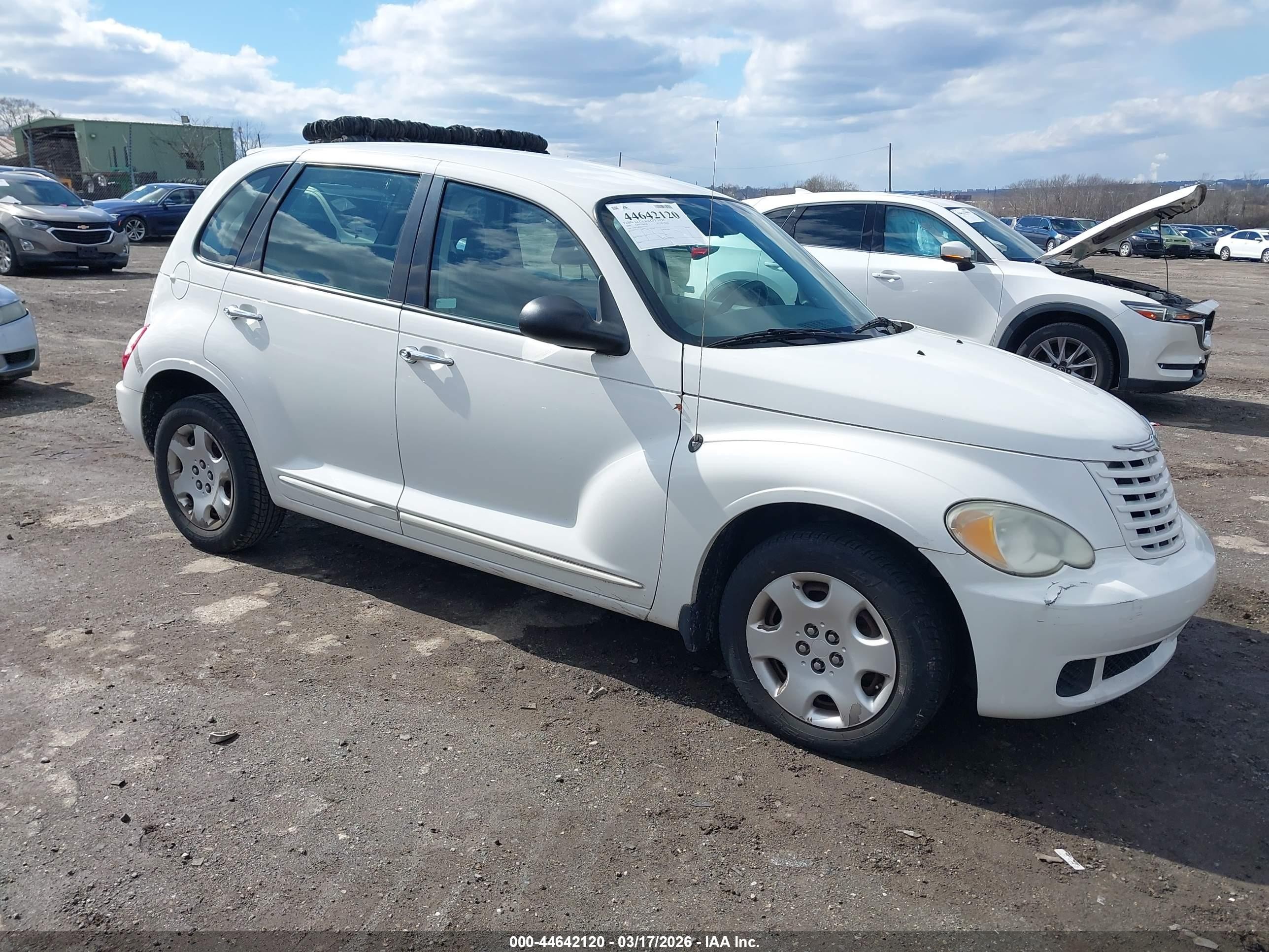 2009 Chrysler Pt Cruiser Lx White vin: 3A8FY48909T533133