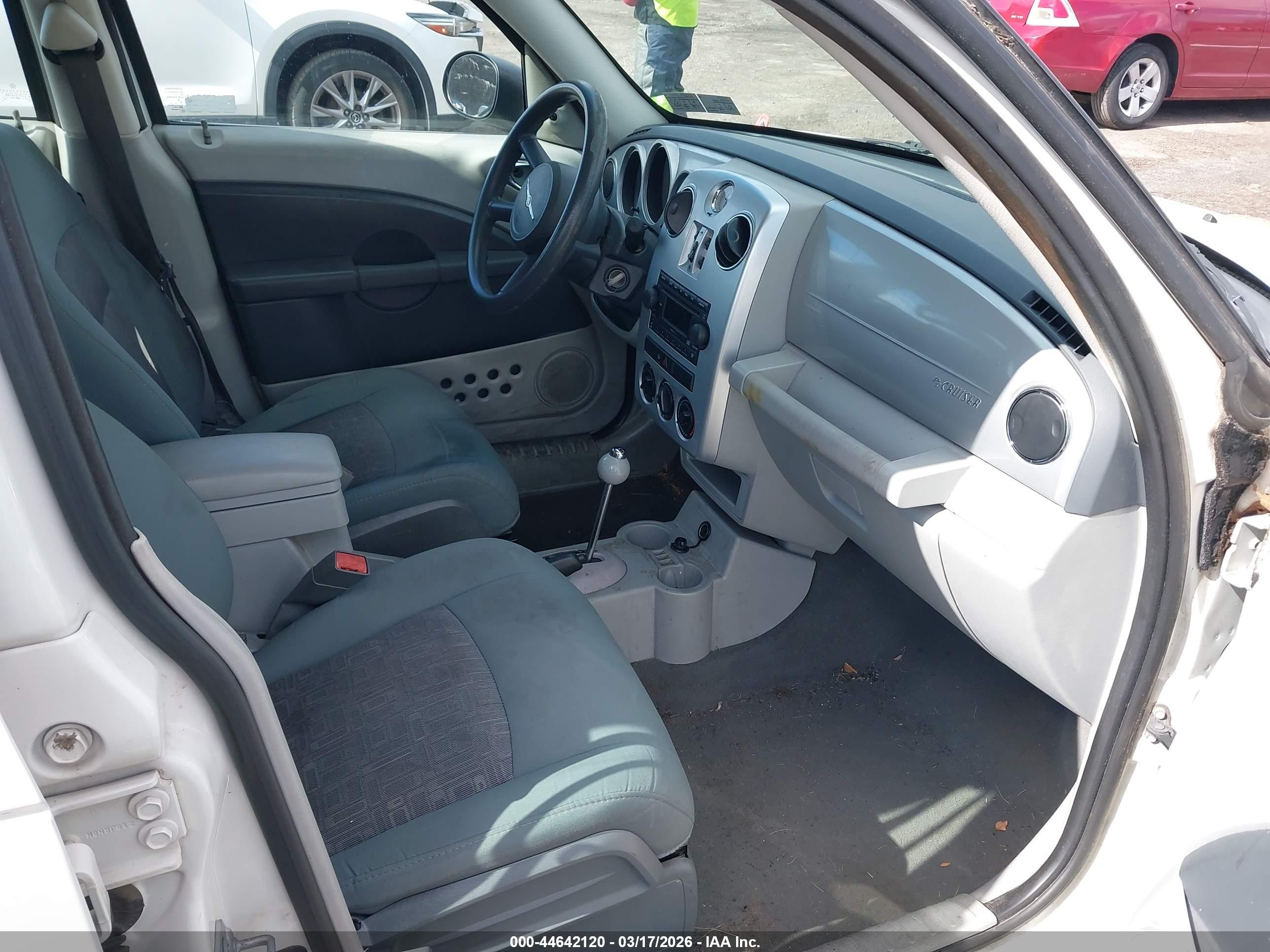 2009 Chrysler Pt Cruiser Lx White vin: 3A8FY48909T533133