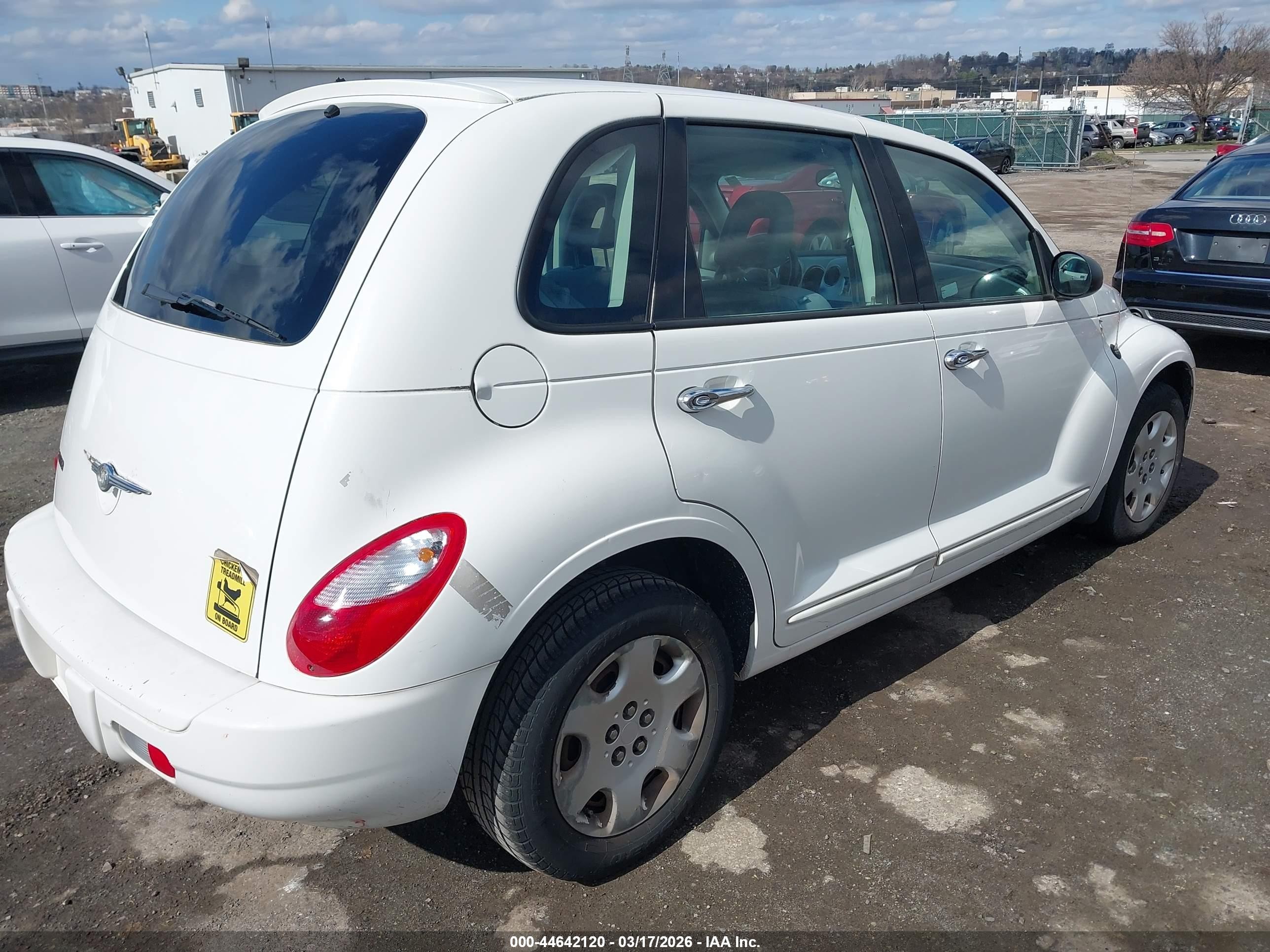 2009 Chrysler Pt Cruiser Lx White vin: 3A8FY48909T533133