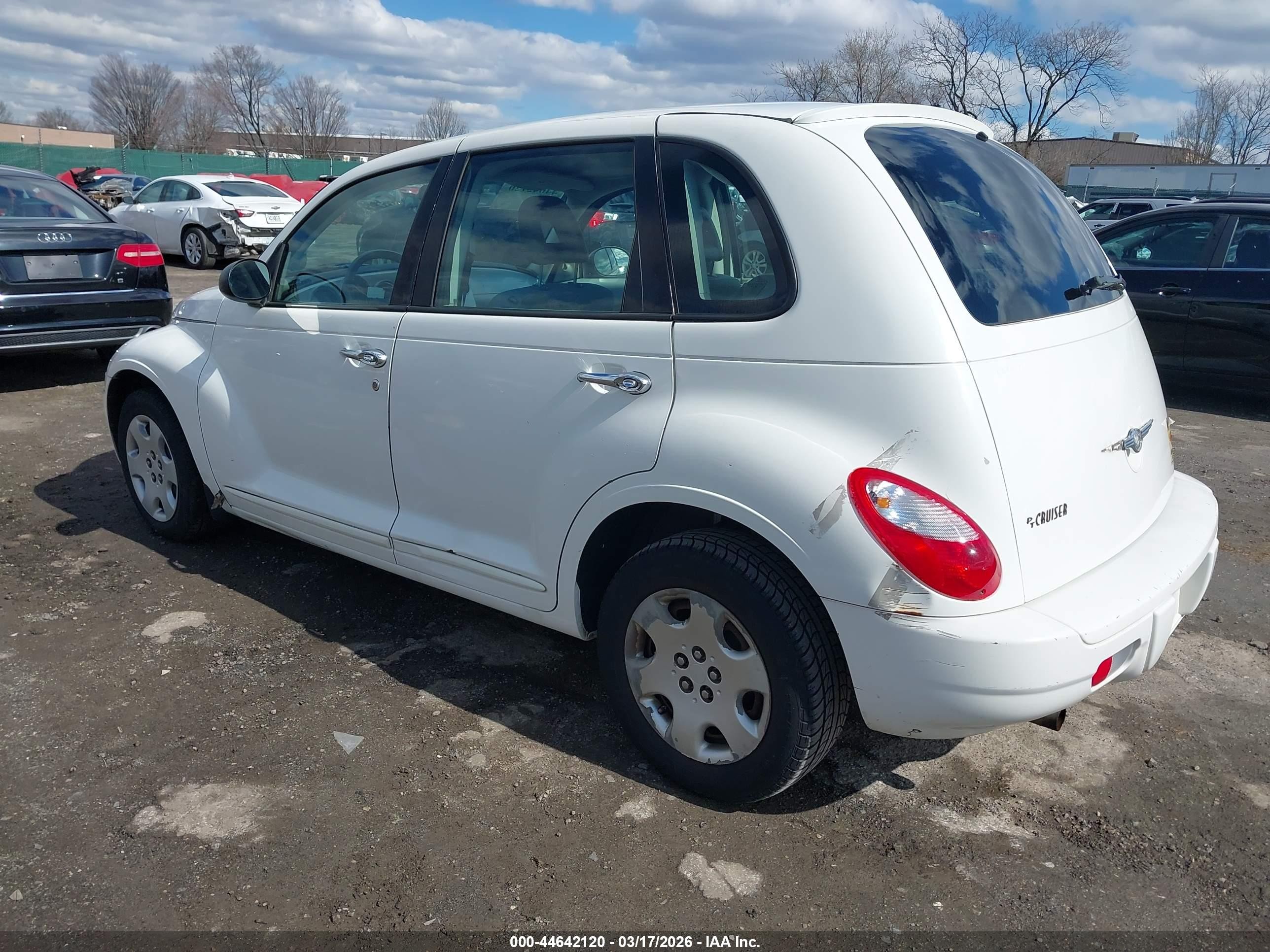 2009 Chrysler Pt Cruiser Lx White vin: 3A8FY48909T533133
