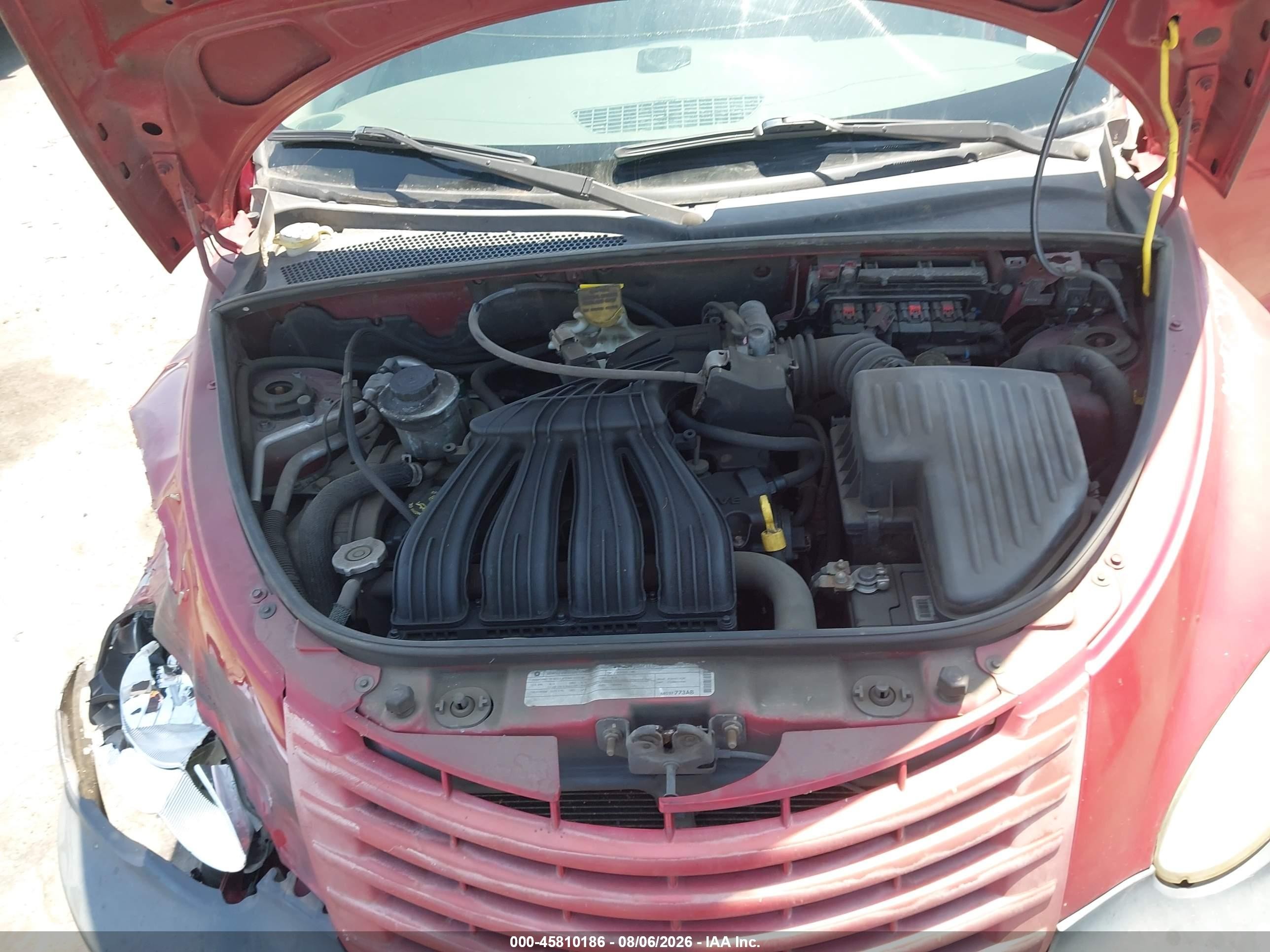 2009 Chrysler Pt Cruiser Lx Red vin: 3A8FY48959T519616