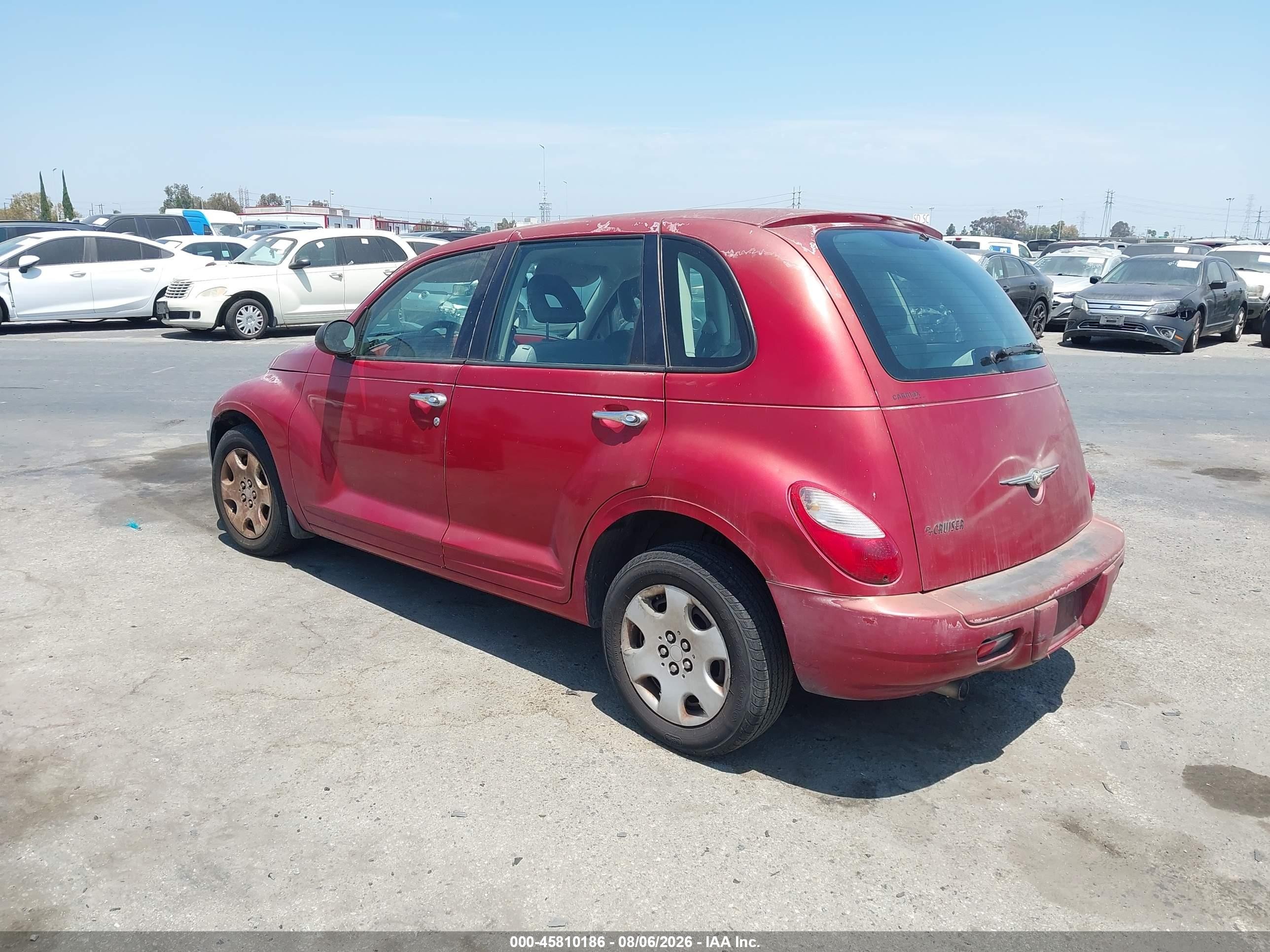 2009 Chrysler Pt Cruiser Lx Red vin: 3A8FY48959T519616