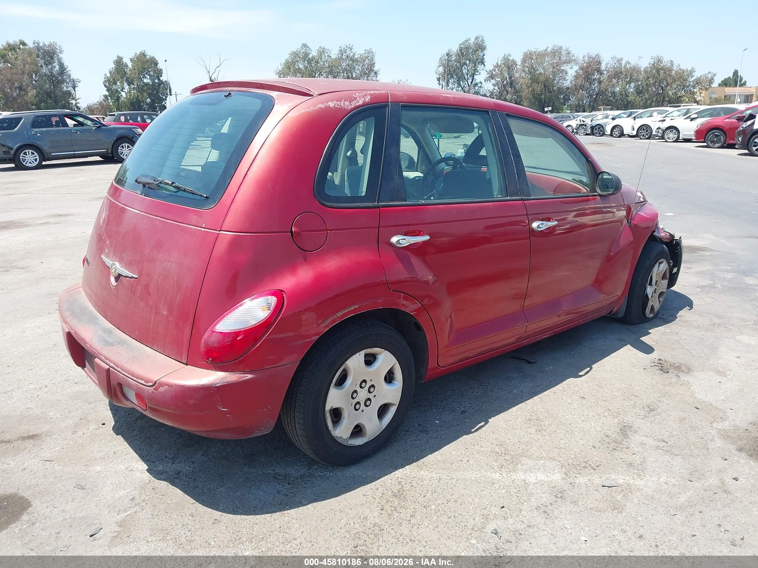 2009 Chrysler Pt Cruiser Lx Red vin: 3A8FY48959T519616