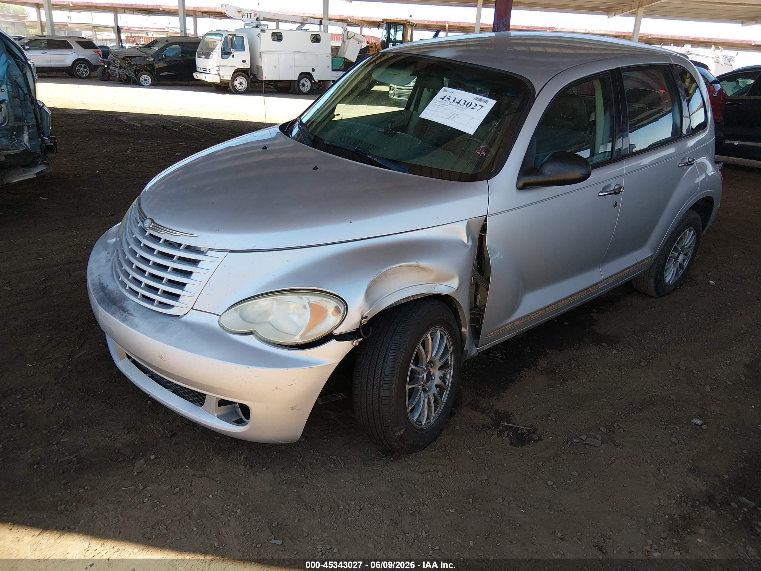 2009 Chrysler Pt Cruiser Lx Silver vin: 3A8FY48959T527571