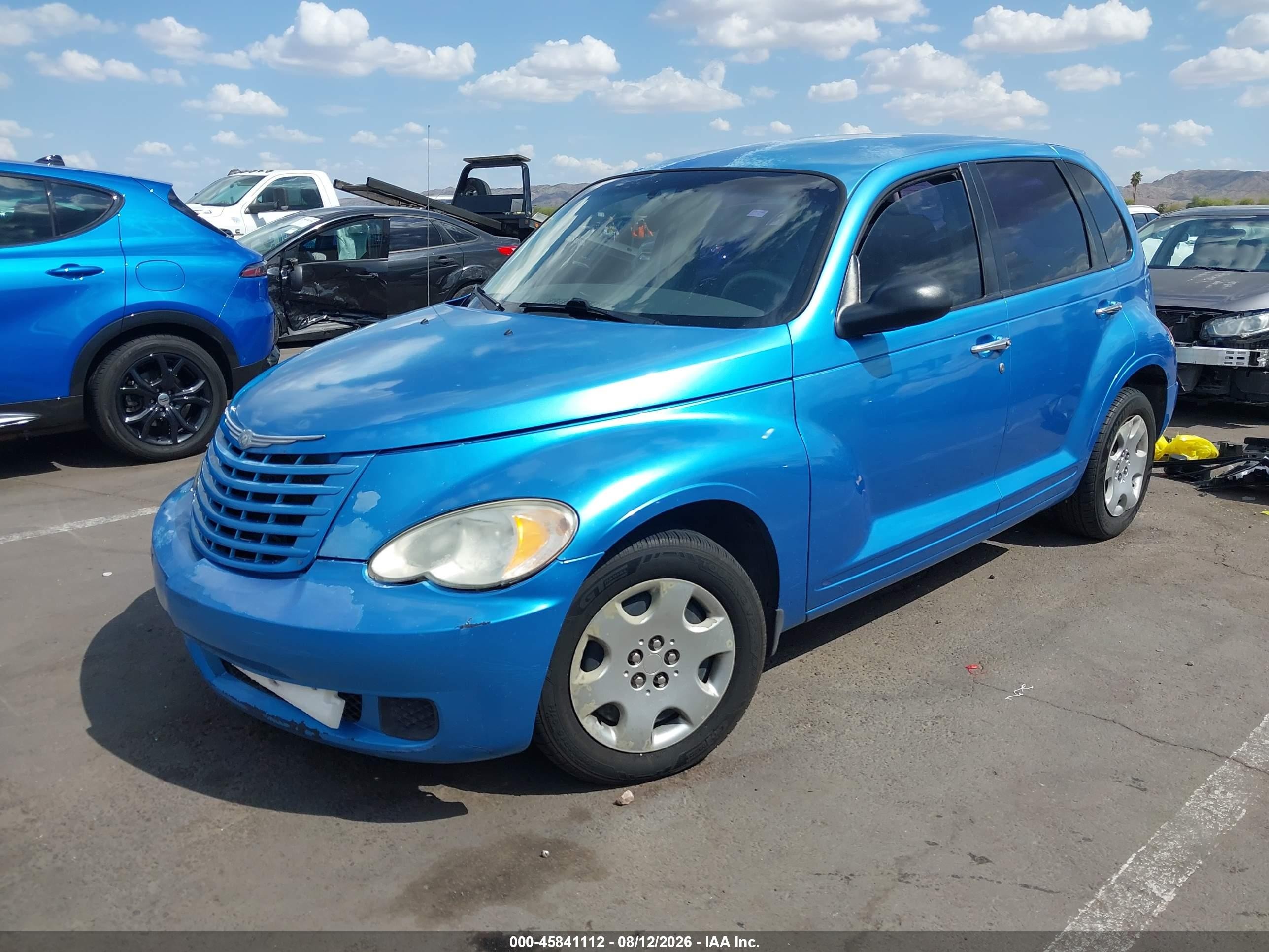 2009 Chrysler Pt Cruiser Lx Blue vin: 3A8FY48989T548138
