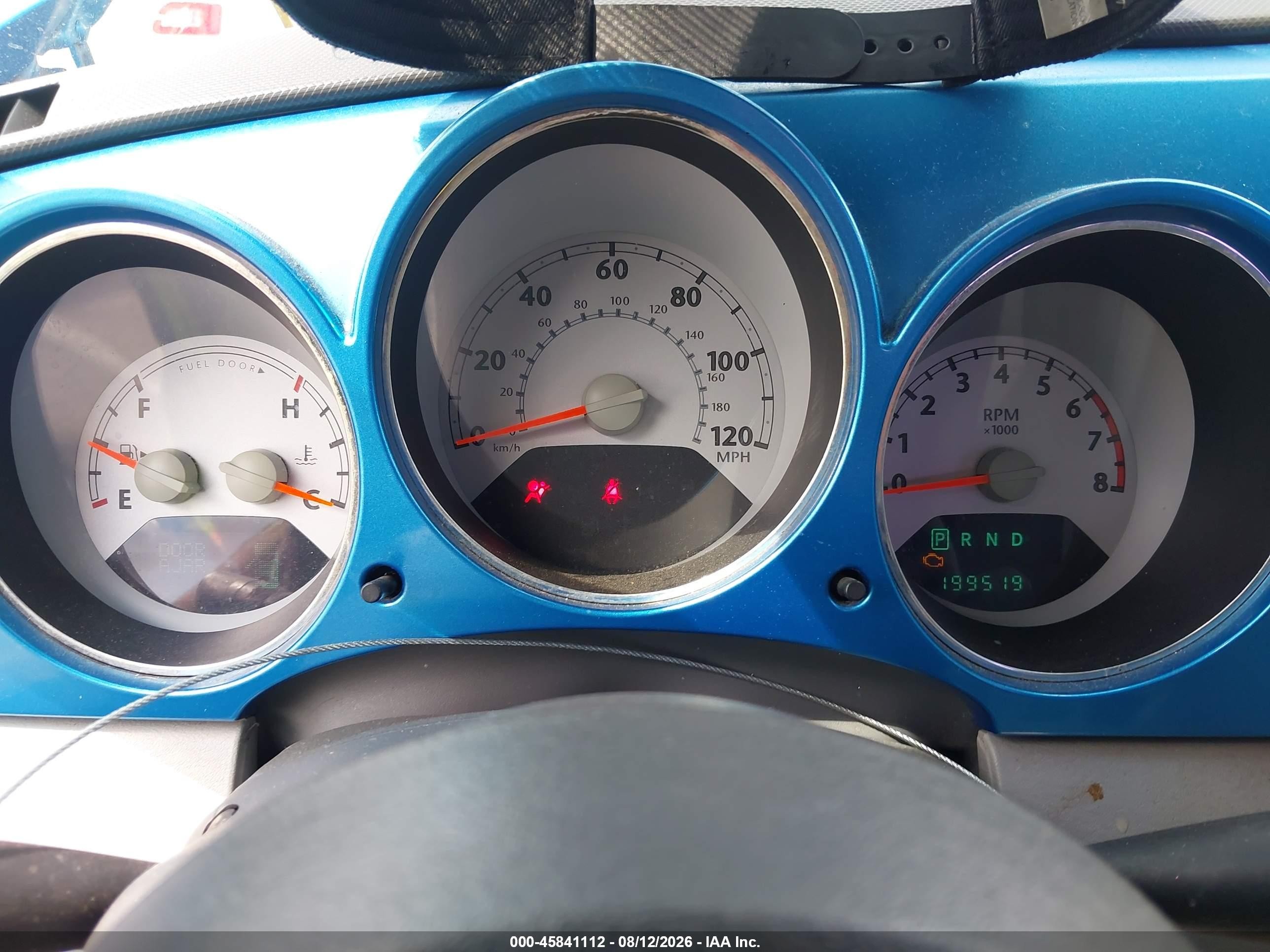 2009 Chrysler Pt Cruiser Lx Blue vin: 3A8FY48989T548138