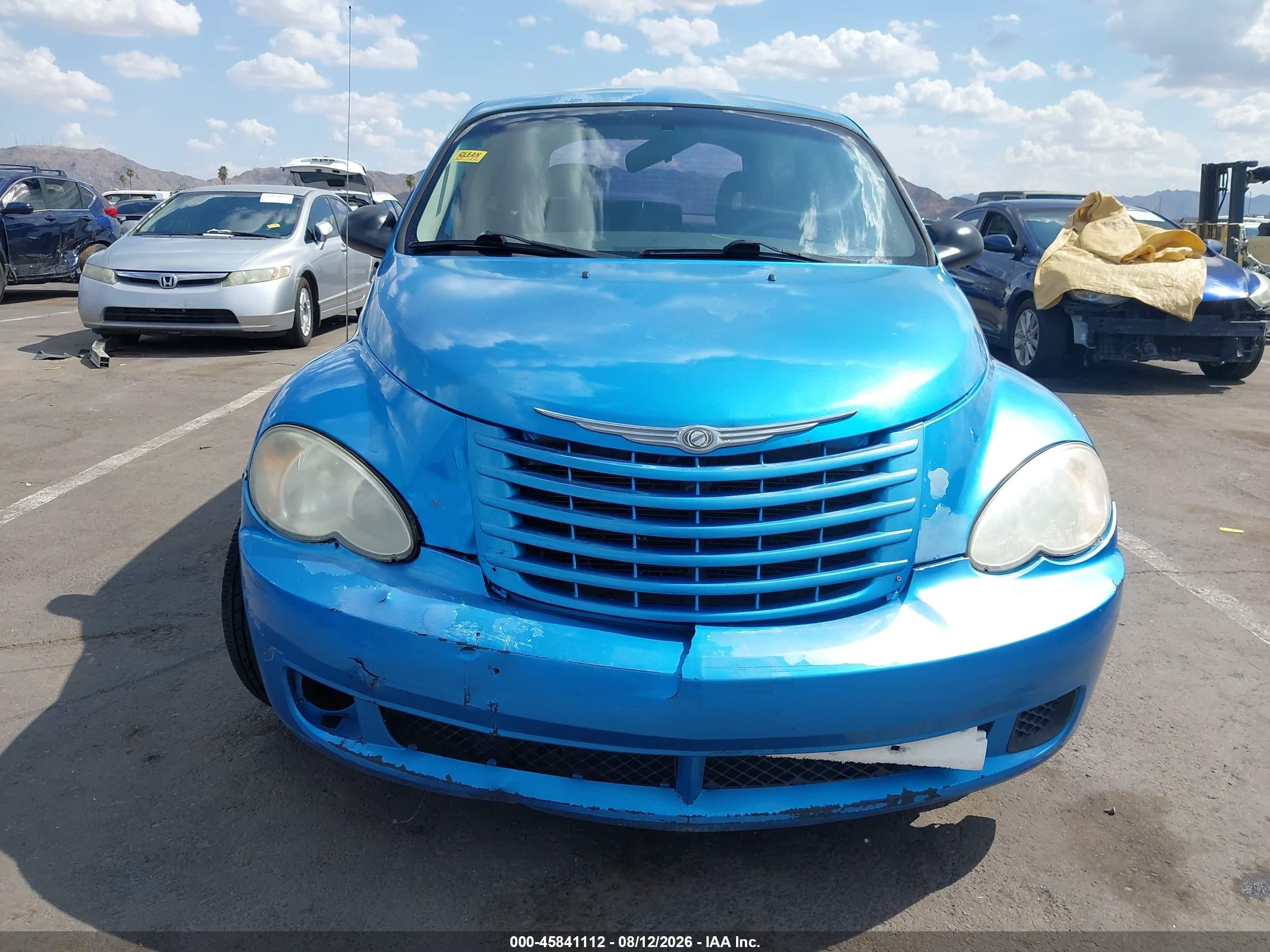 2009 Chrysler Pt Cruiser Lx Blue vin: 3A8FY48989T548138