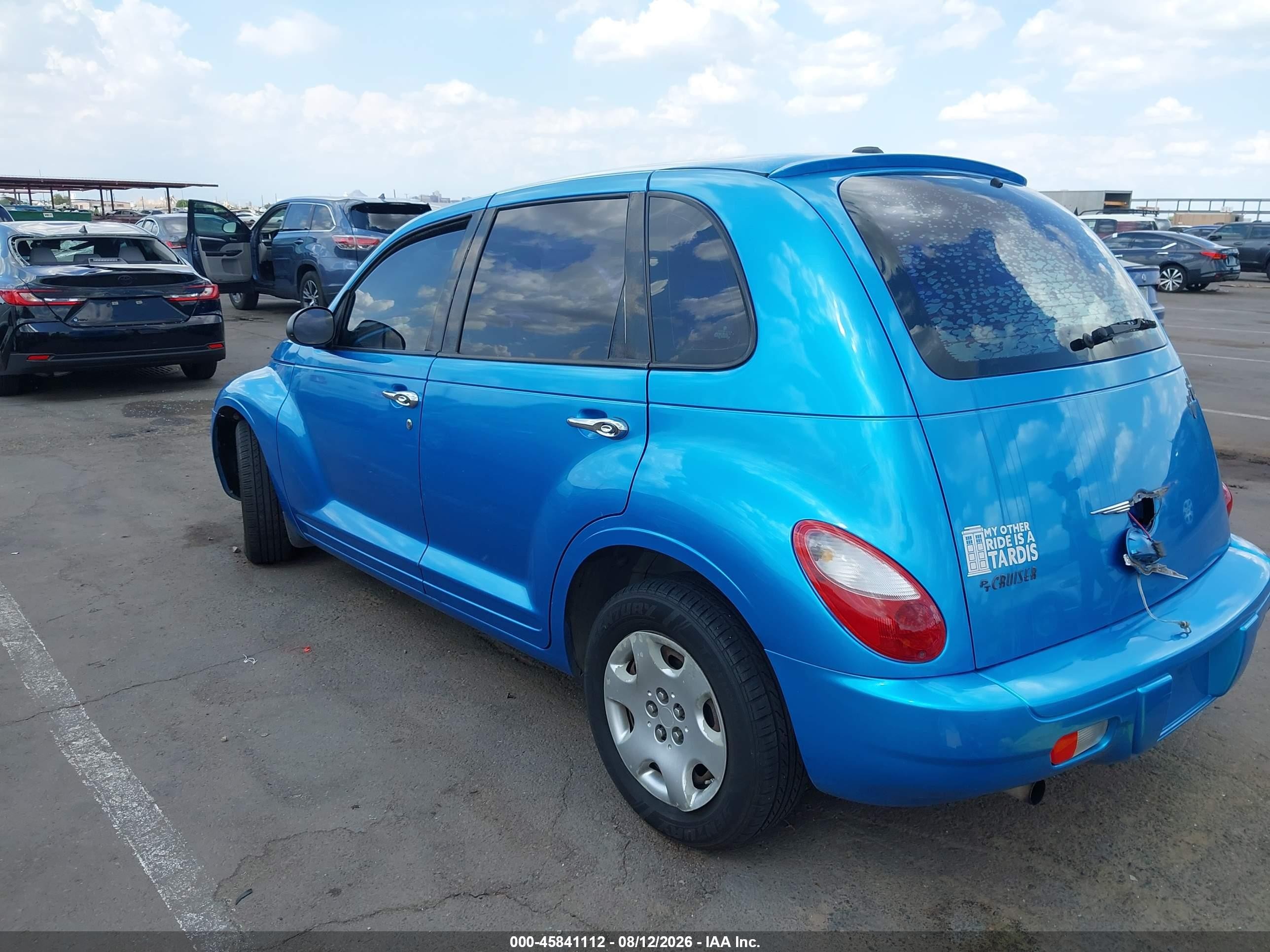 2009 Chrysler Pt Cruiser Lx Blue vin: 3A8FY48989T548138