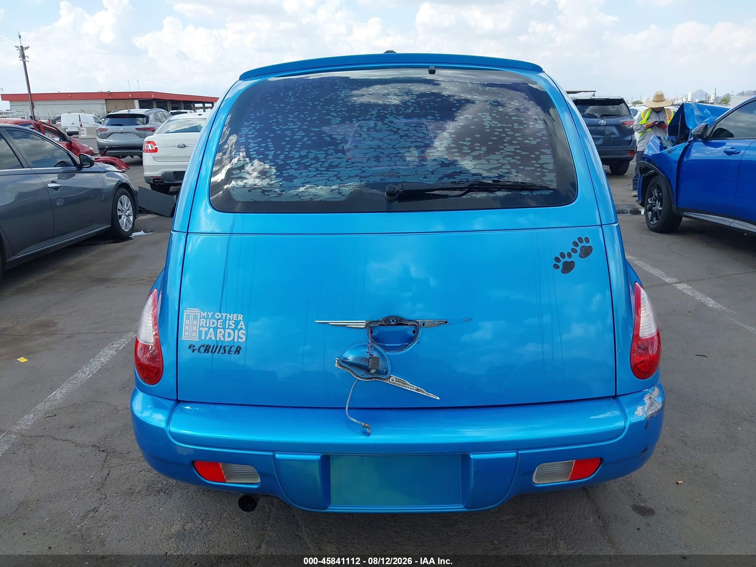 2009 Chrysler Pt Cruiser Lx Blue vin: 3A8FY48989T548138