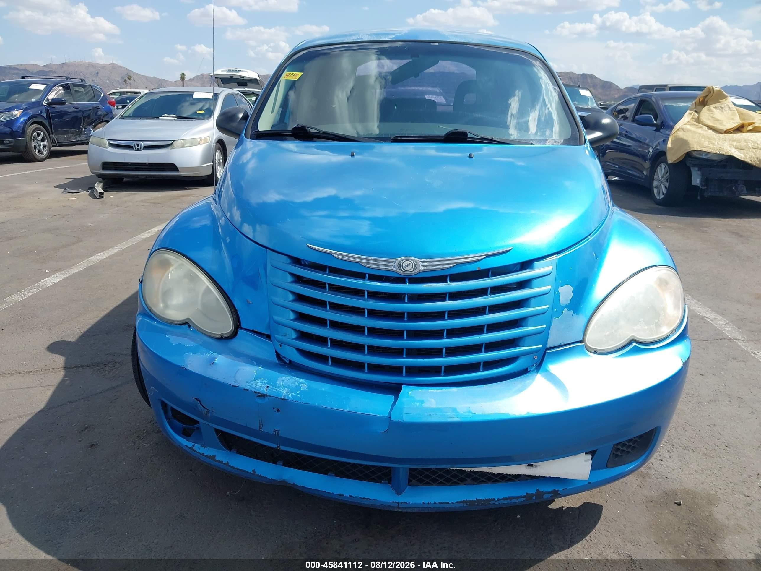2009 Chrysler Pt Cruiser Lx Blue vin: 3A8FY48989T548138