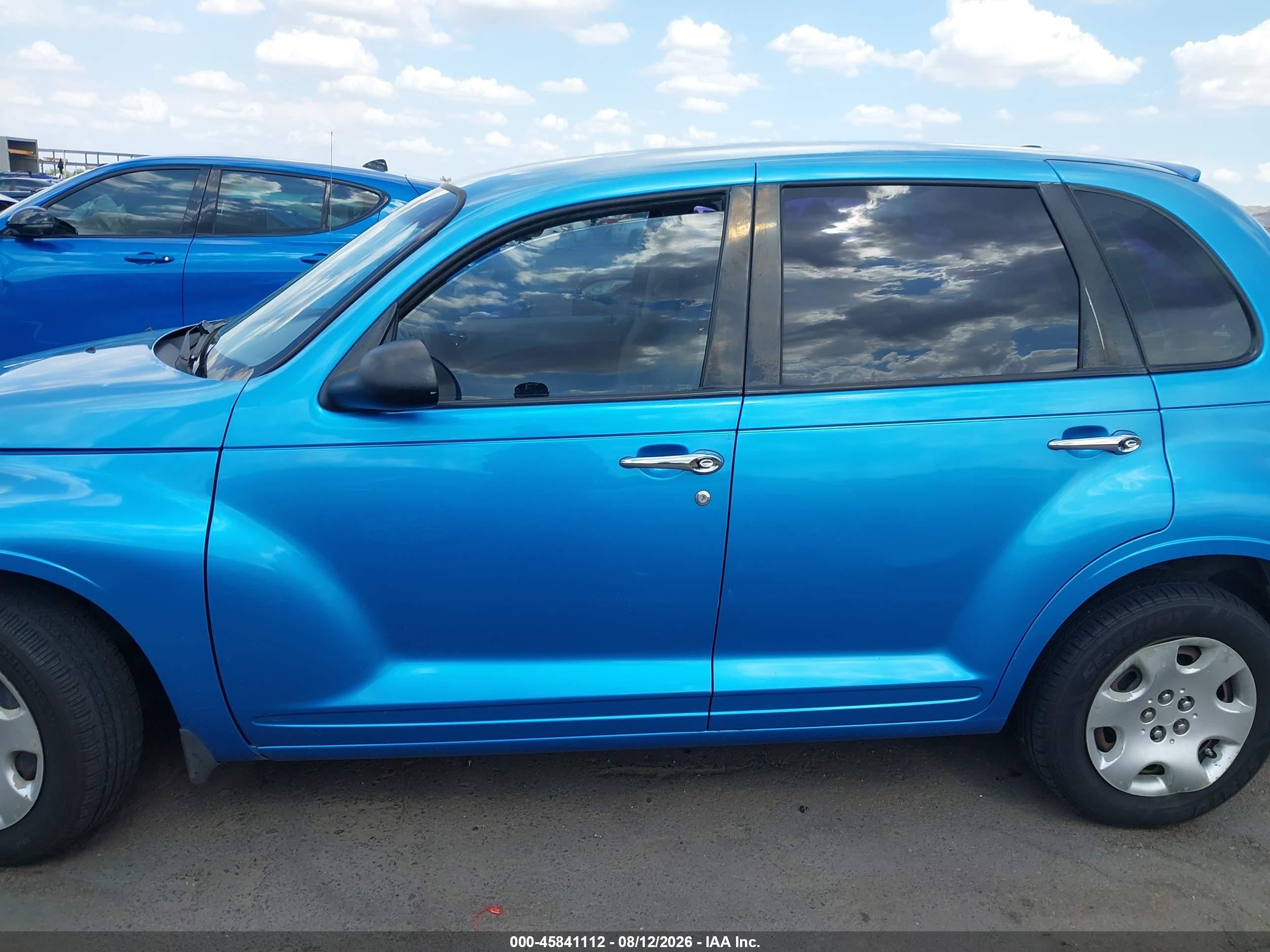 2009 Chrysler Pt Cruiser Lx Blue vin: 3A8FY48989T548138