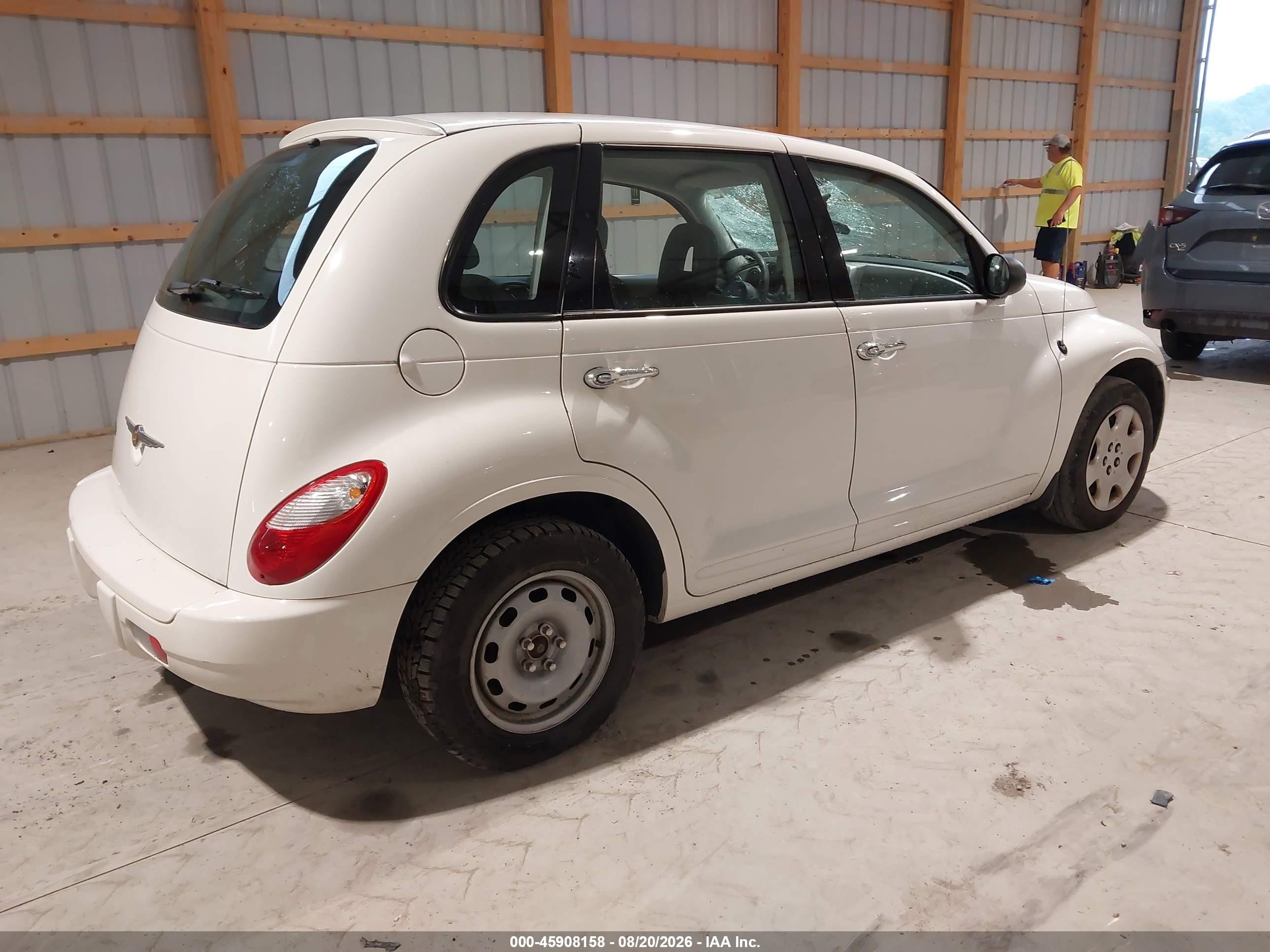 2009 Chrysler Pt Cruiser Lx White vin: 3A8FY489X9T571176