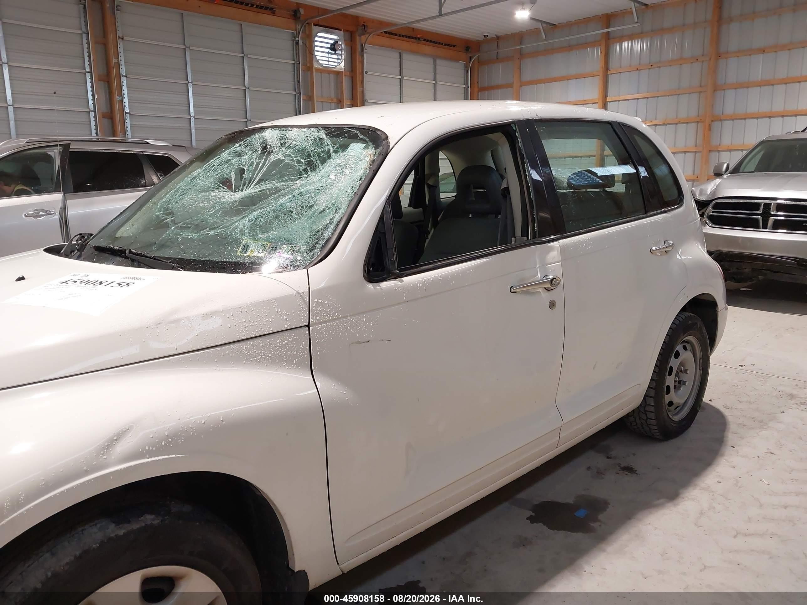 2009 Chrysler Pt Cruiser Lx White vin: 3A8FY489X9T571176