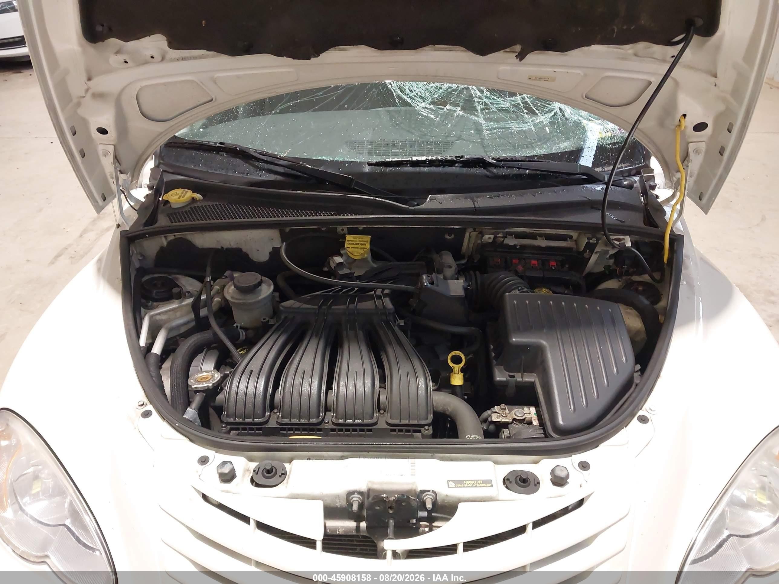 2009 Chrysler Pt Cruiser Lx White vin: 3A8FY489X9T571176