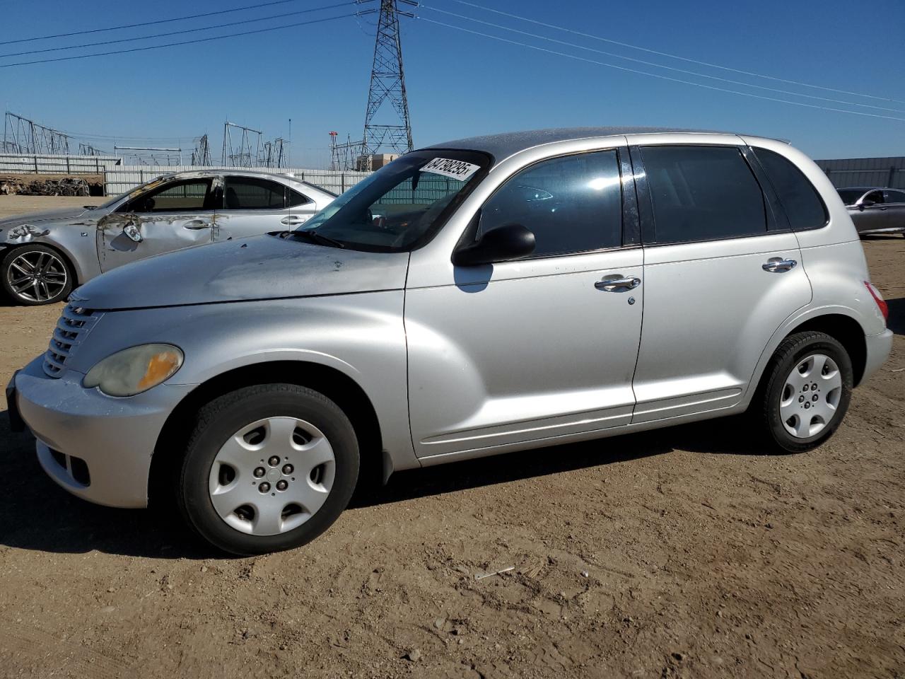 2008 Chrysler Pt Cruiser Silver vin: 3A8FY48B08T137897