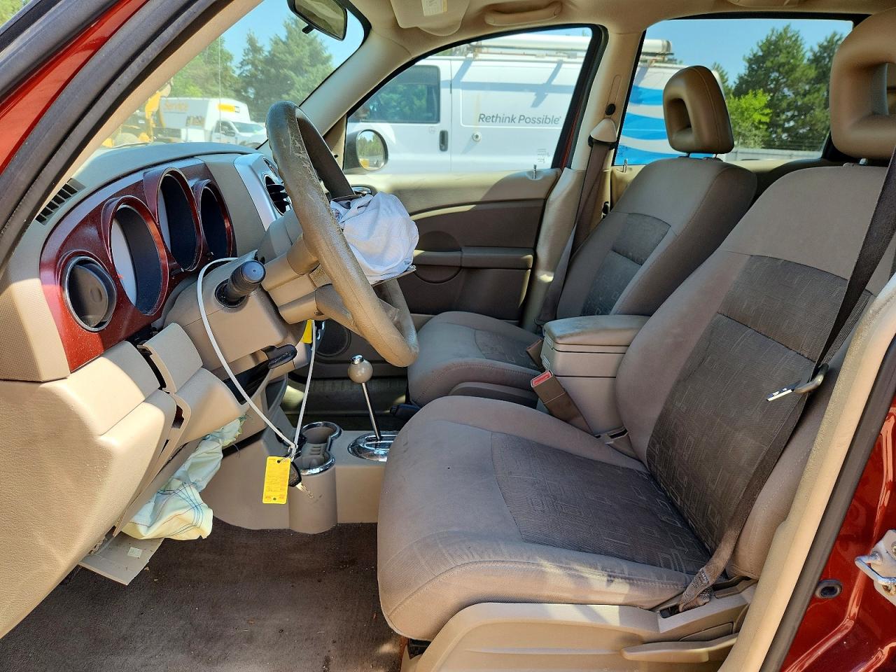 2008 Chrysler Pt Cruiser Burgundy vin: 3A8FY48B18T127802