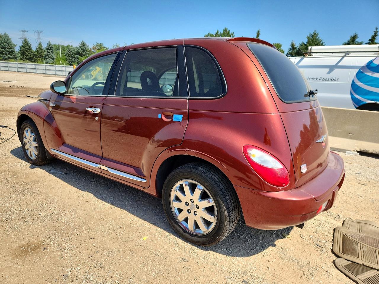 2008 Chrysler Pt Cruiser Burgundy vin: 3A8FY48B18T127802