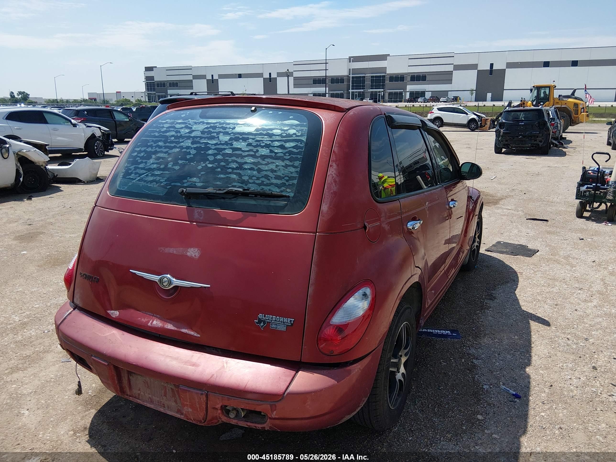 2008 Chrysler Pt Cruiser Lx Red vin: 3A8FY48B28T149016