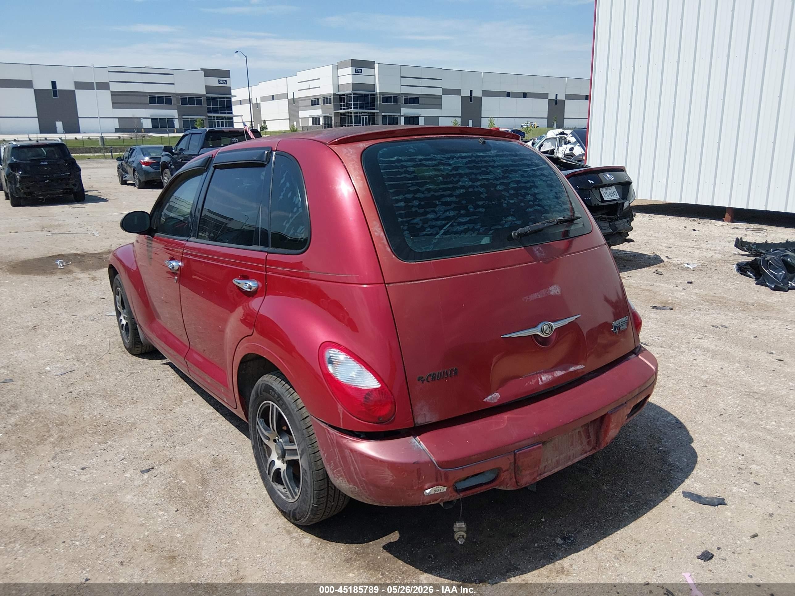 2008 Chrysler Pt Cruiser Lx Red vin: 3A8FY48B28T149016