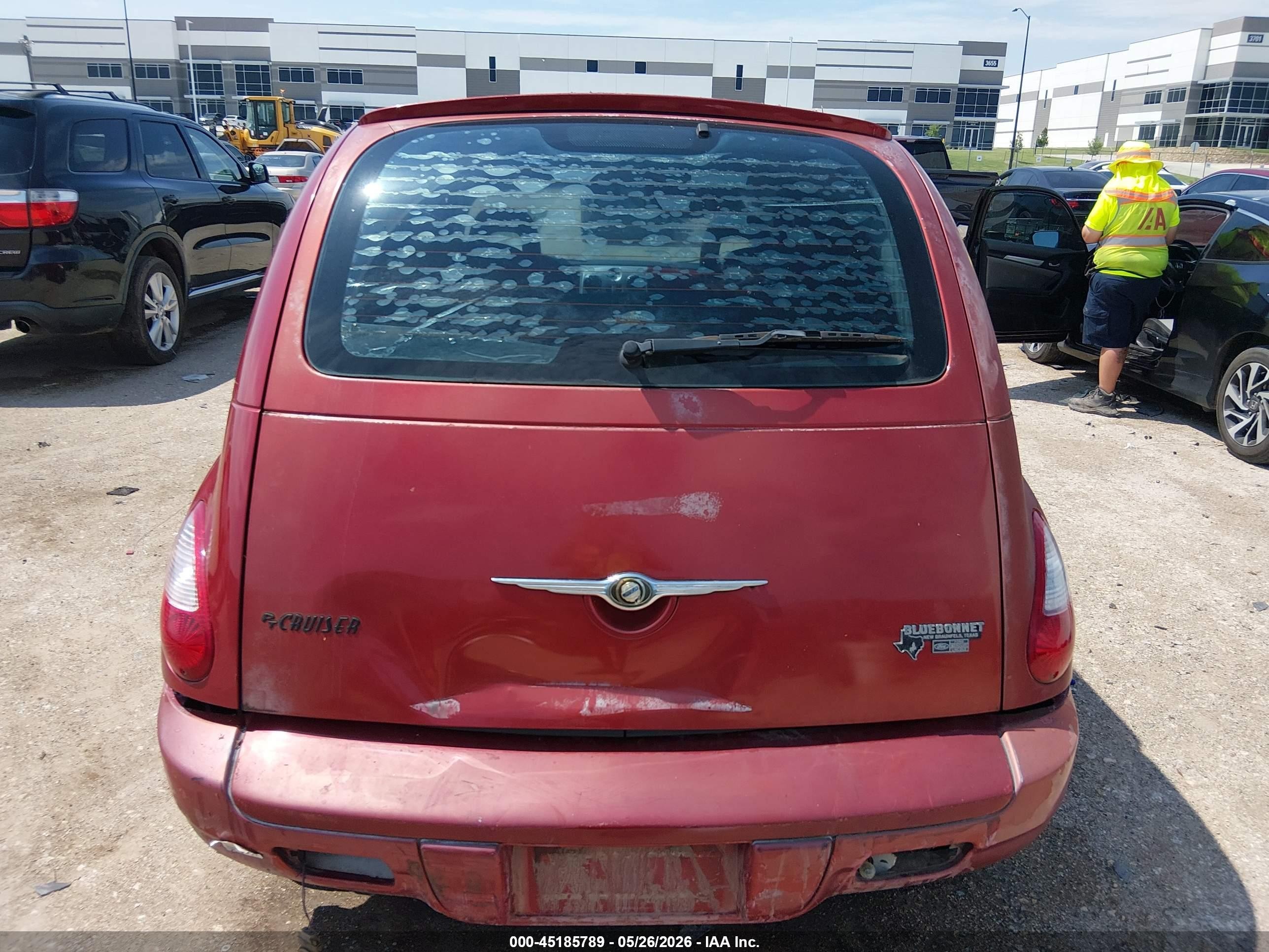 2008 Chrysler Pt Cruiser Lx Red vin: 3A8FY48B28T149016