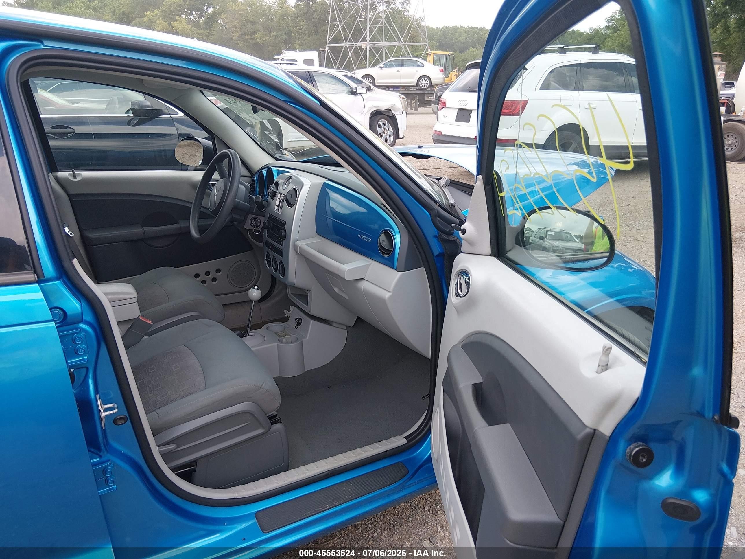 2008 Chrysler Pt Cruiser Lx Blue vin: 3A8FY48B28T153695