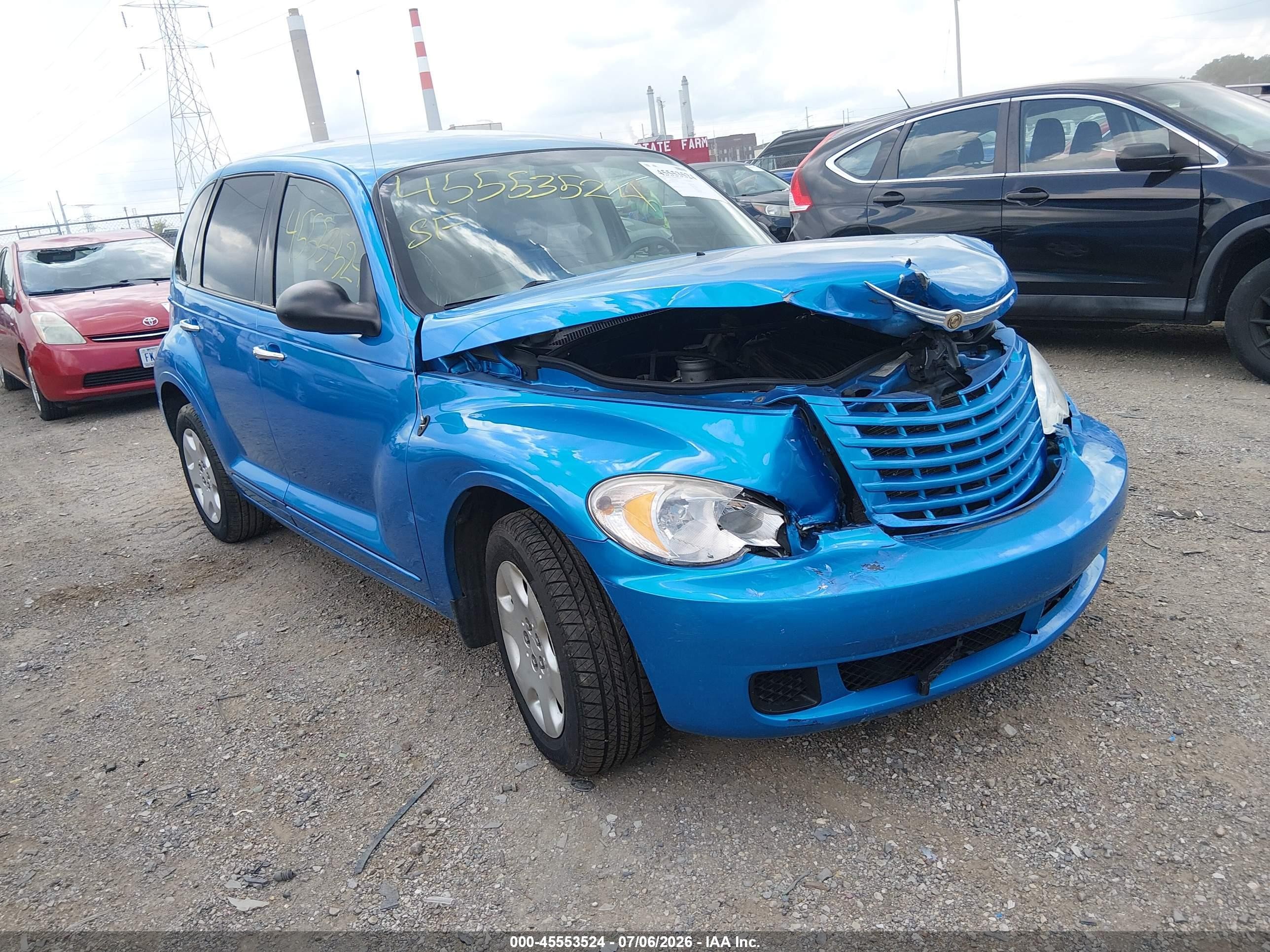 2008 Chrysler Pt Cruiser Lx Blue vin: 3A8FY48B28T153695