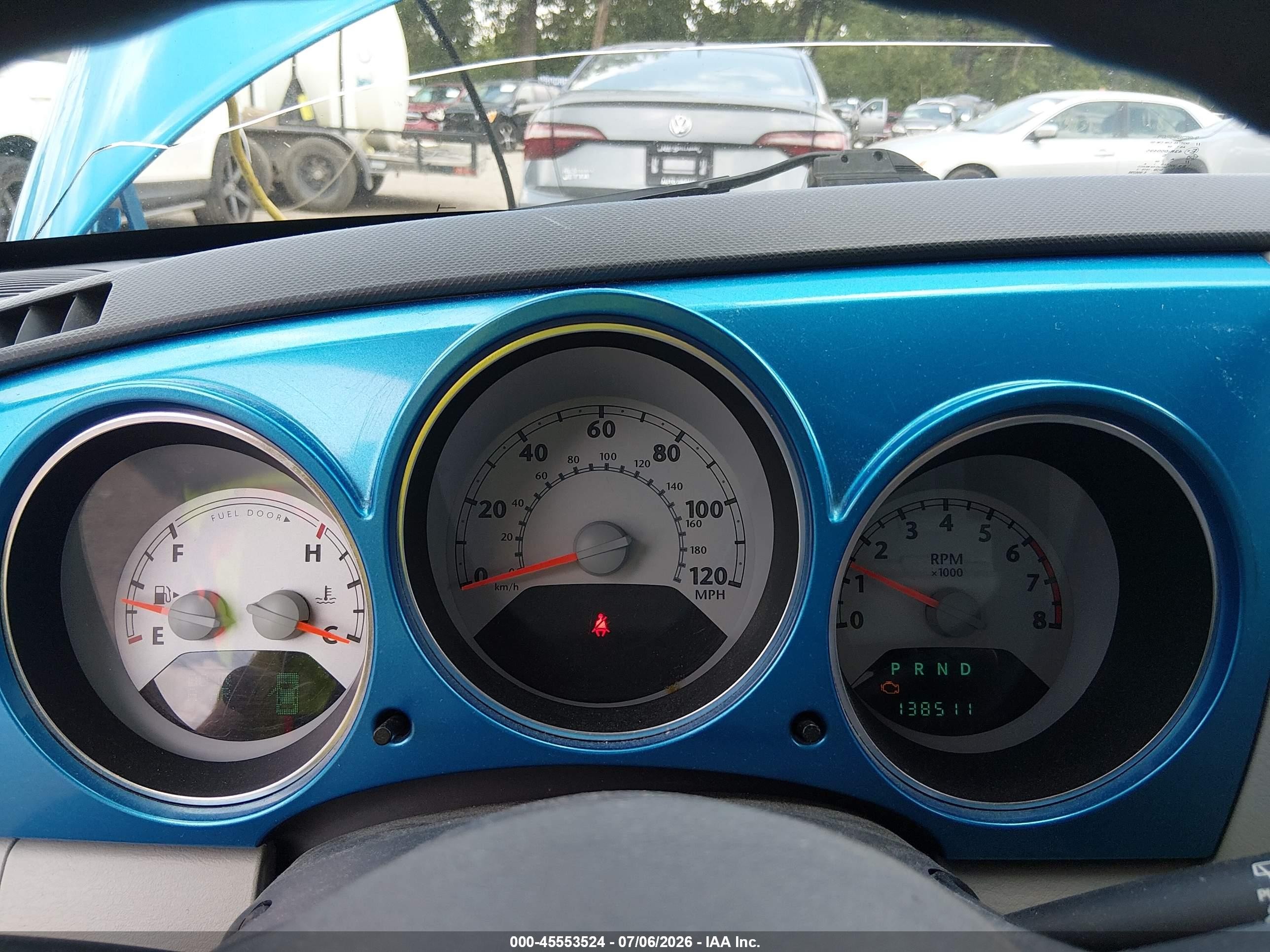 2008 Chrysler Pt Cruiser Lx Blue vin: 3A8FY48B28T153695