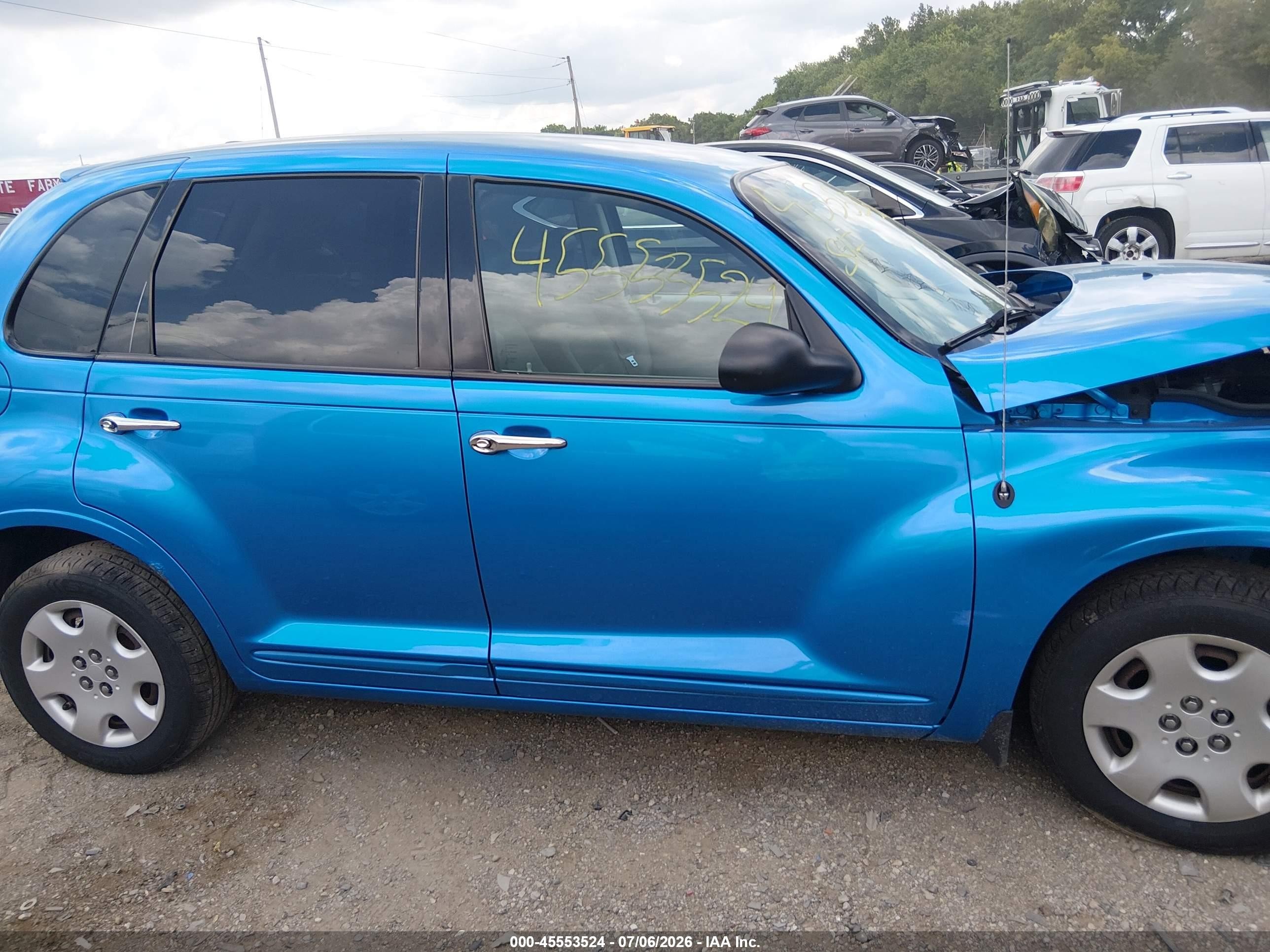 2008 Chrysler Pt Cruiser Lx Blue vin: 3A8FY48B28T153695