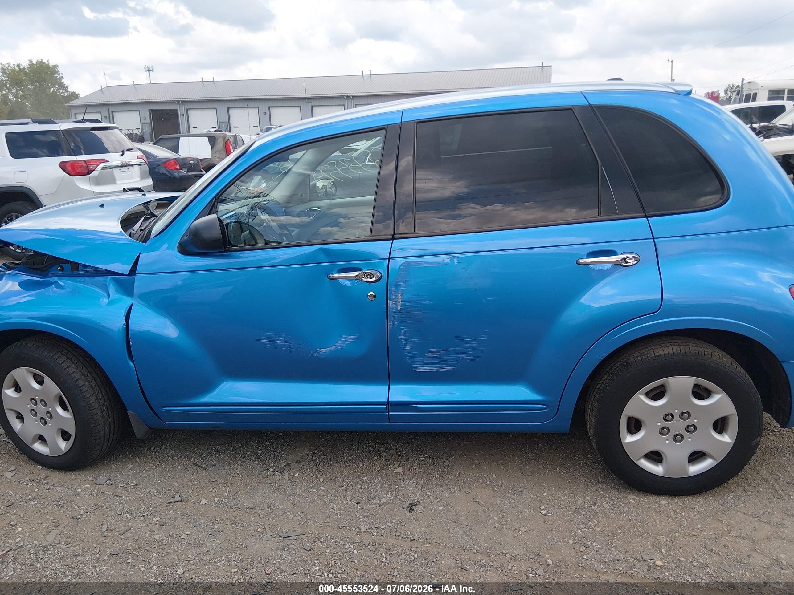 2008 Chrysler Pt Cruiser Lx Blue vin: 3A8FY48B28T153695
